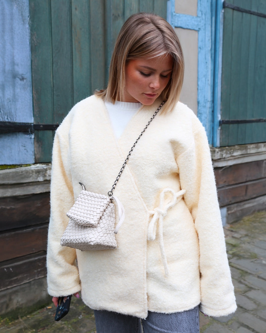 Kimono "Swan" ivoire