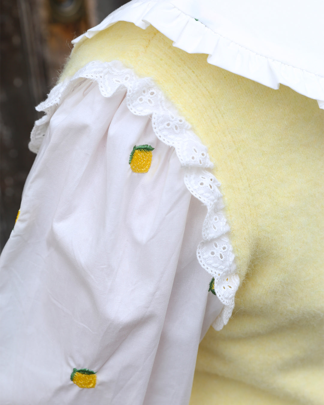 Chemise "Clau Menton" à col Claudine