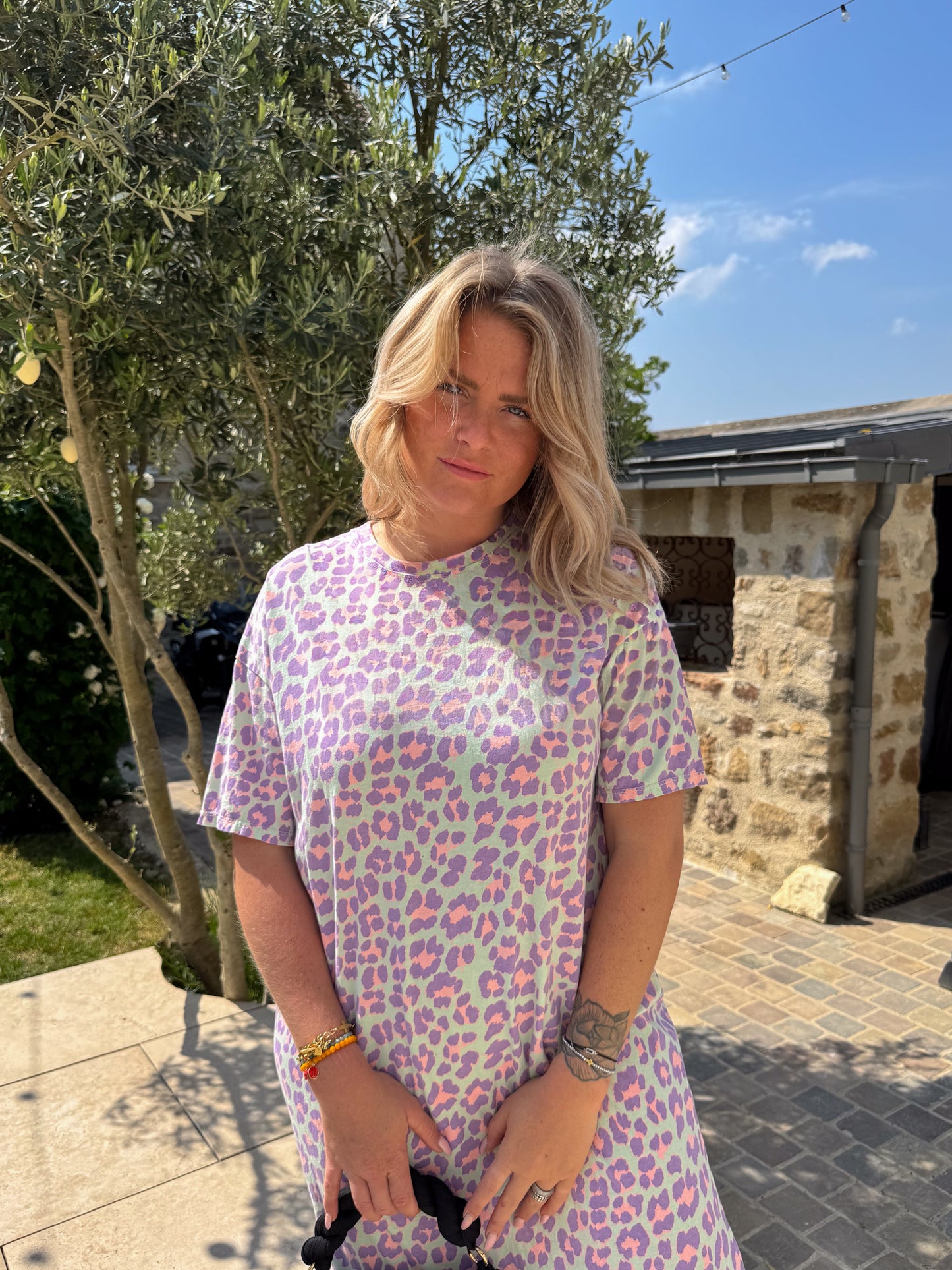 Robe Palma vert d'eau