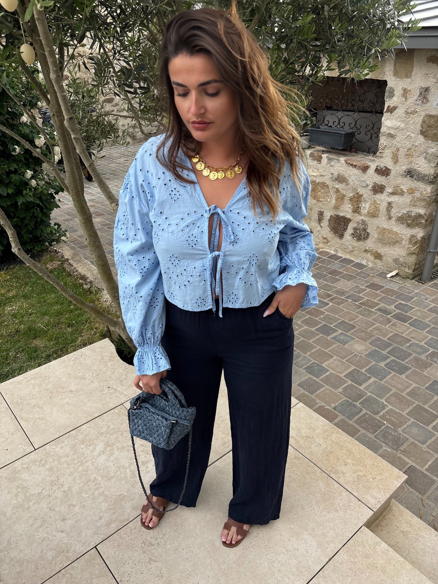 Blouse Kate bleu
