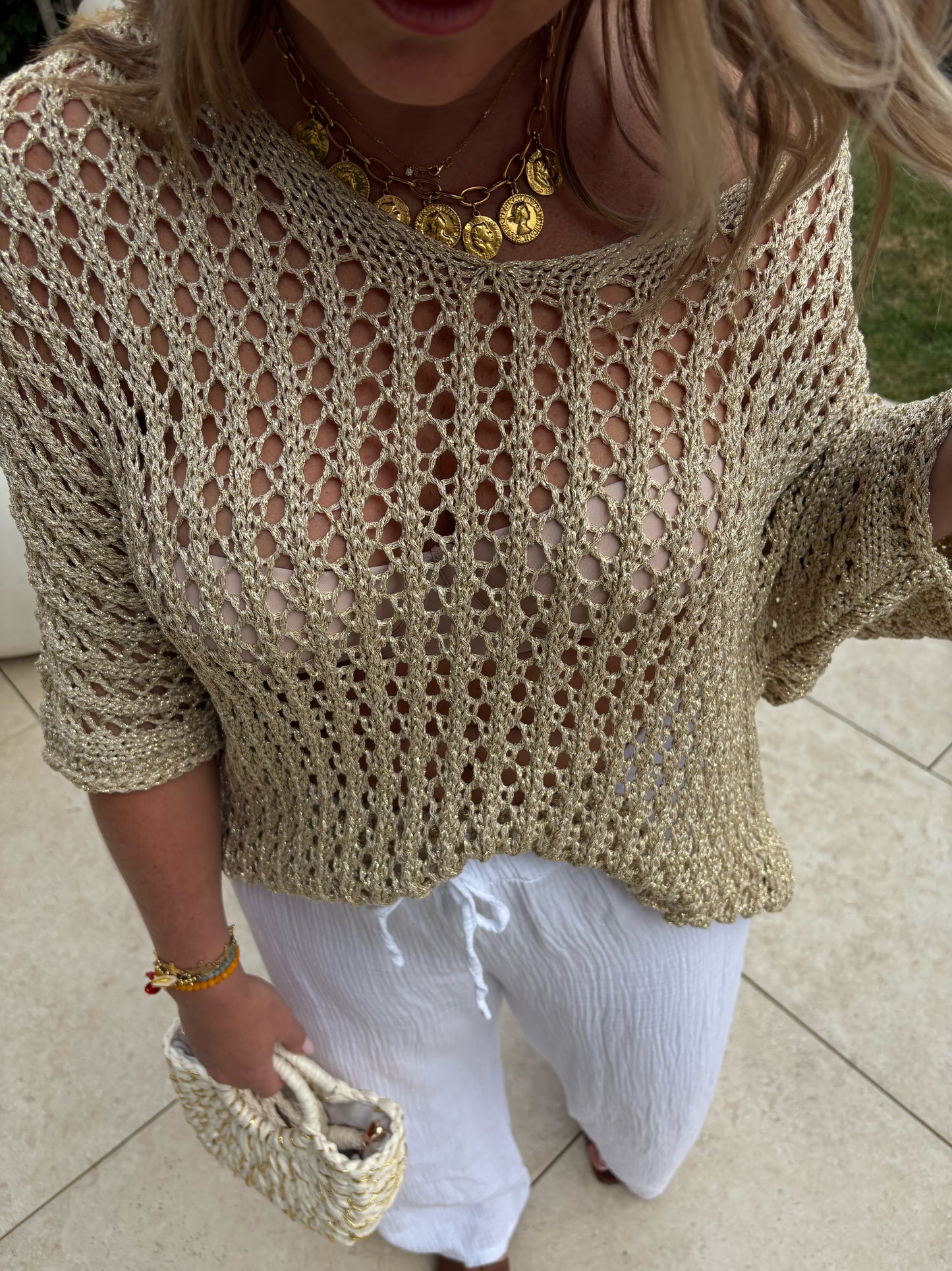 Haut crochet GOLD
