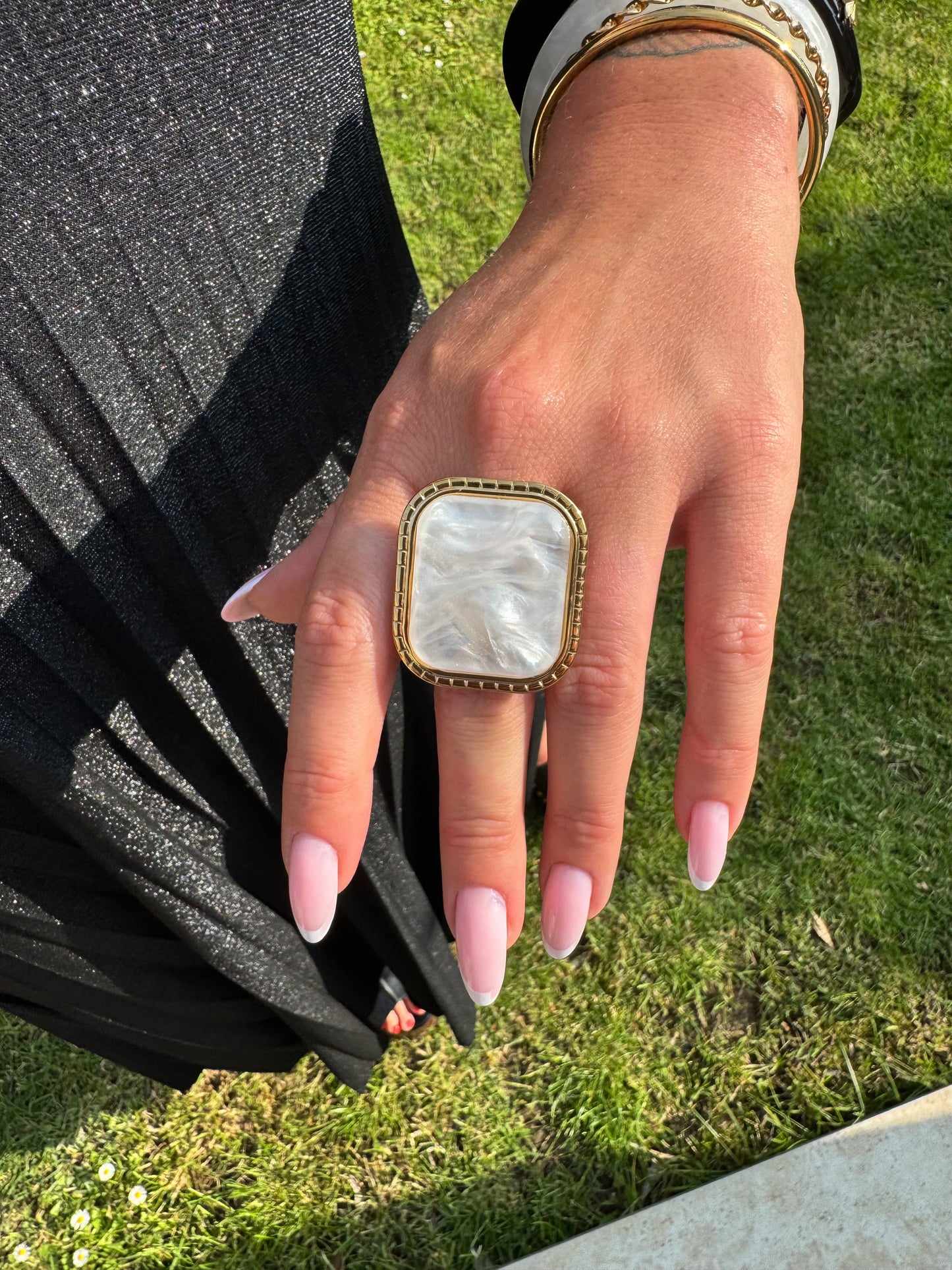 Bague Qwartz or