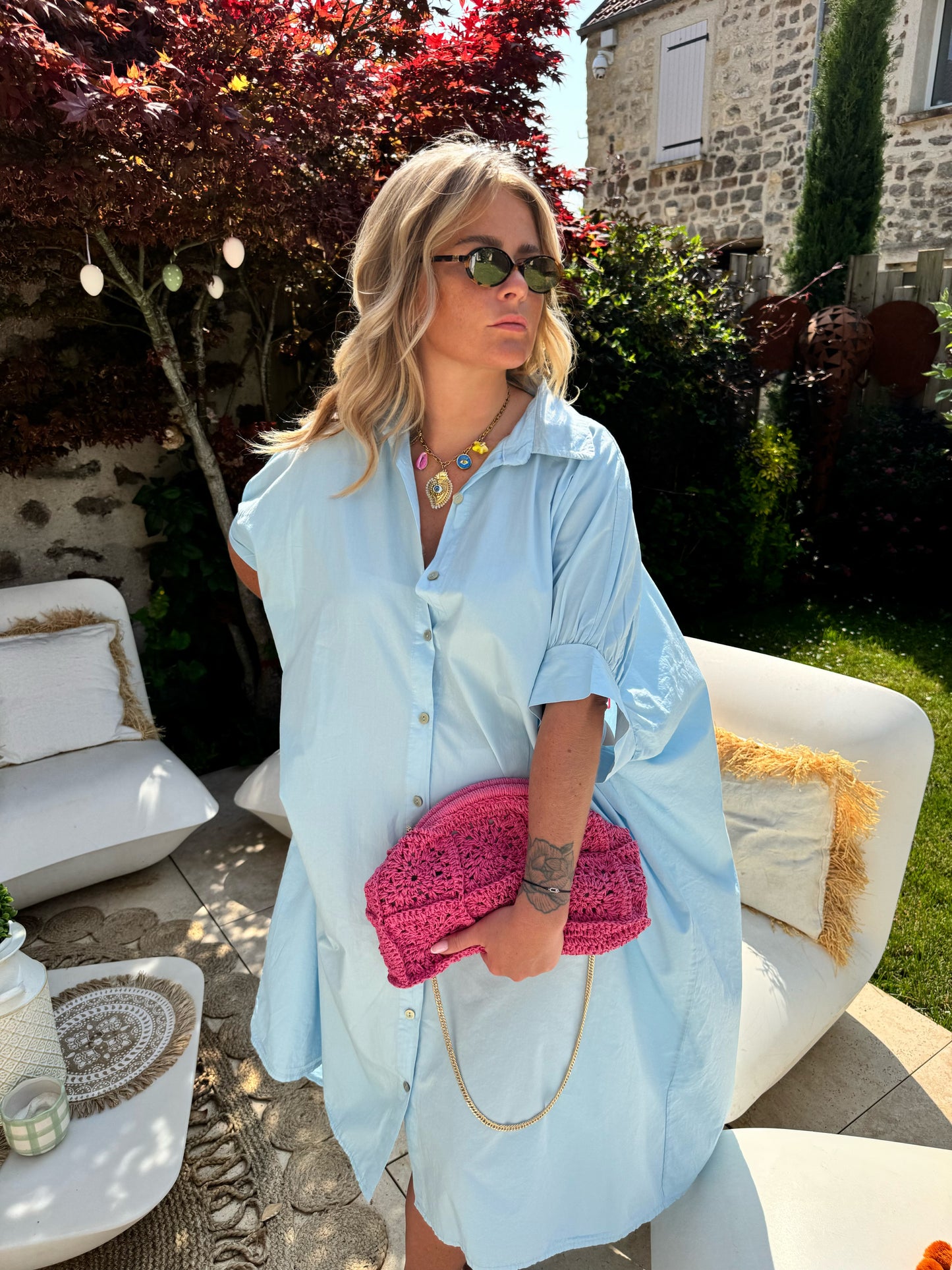 Robe citadelle bleue