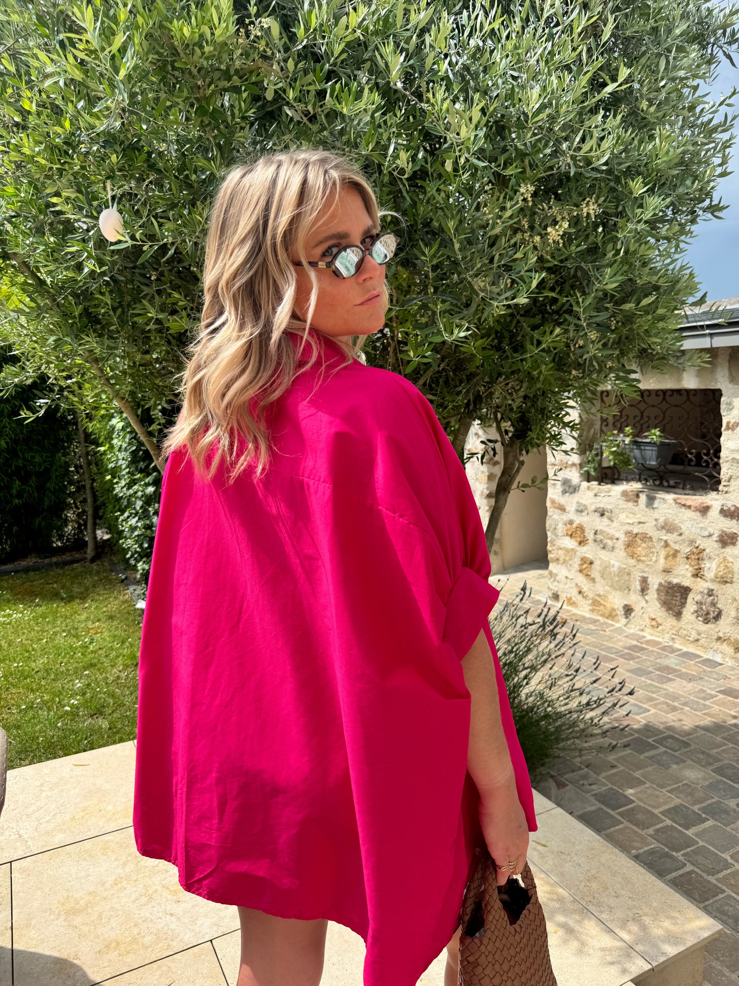 Blouse Monet fuchsia