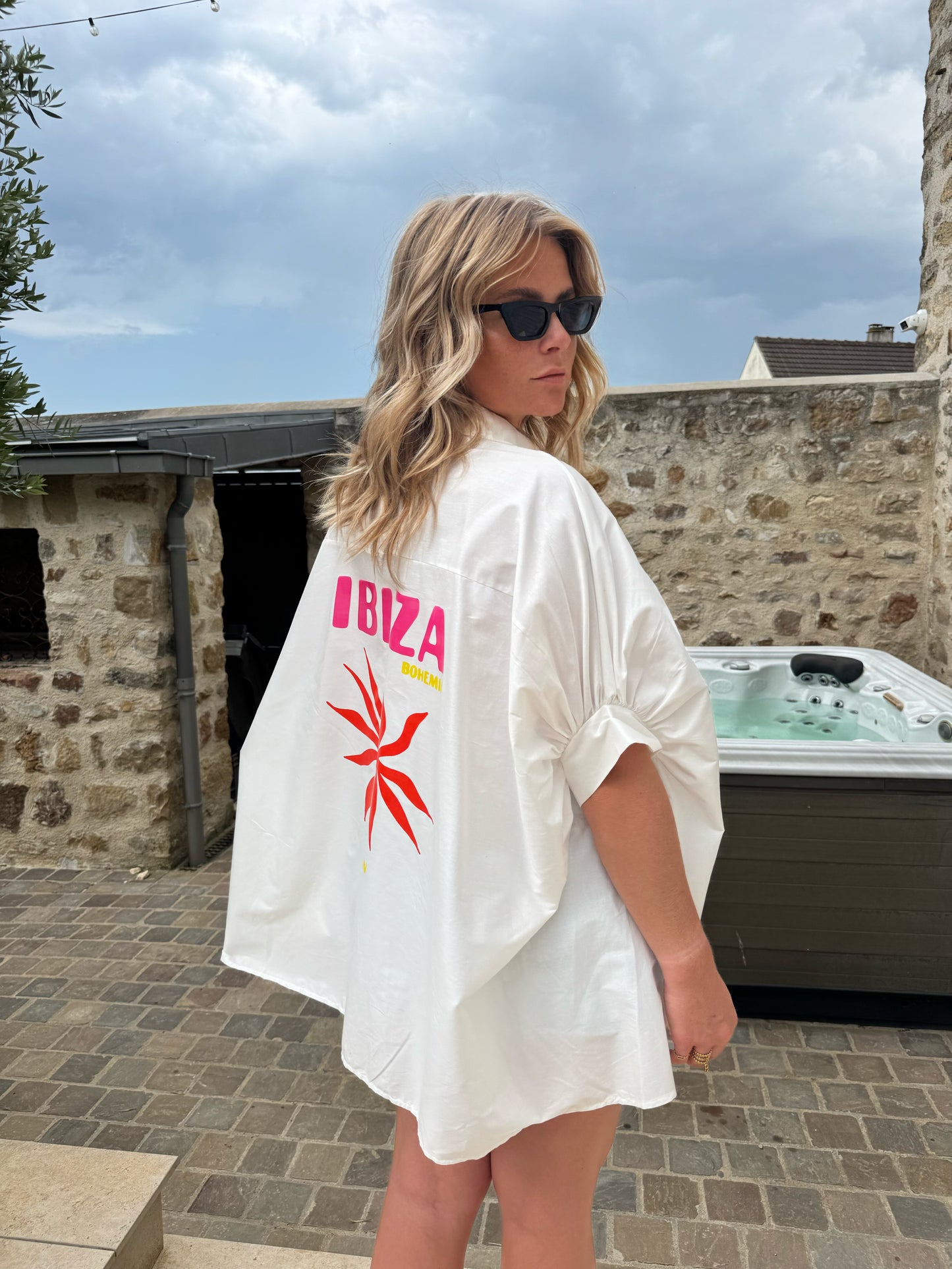 Blouse blanche ibiza