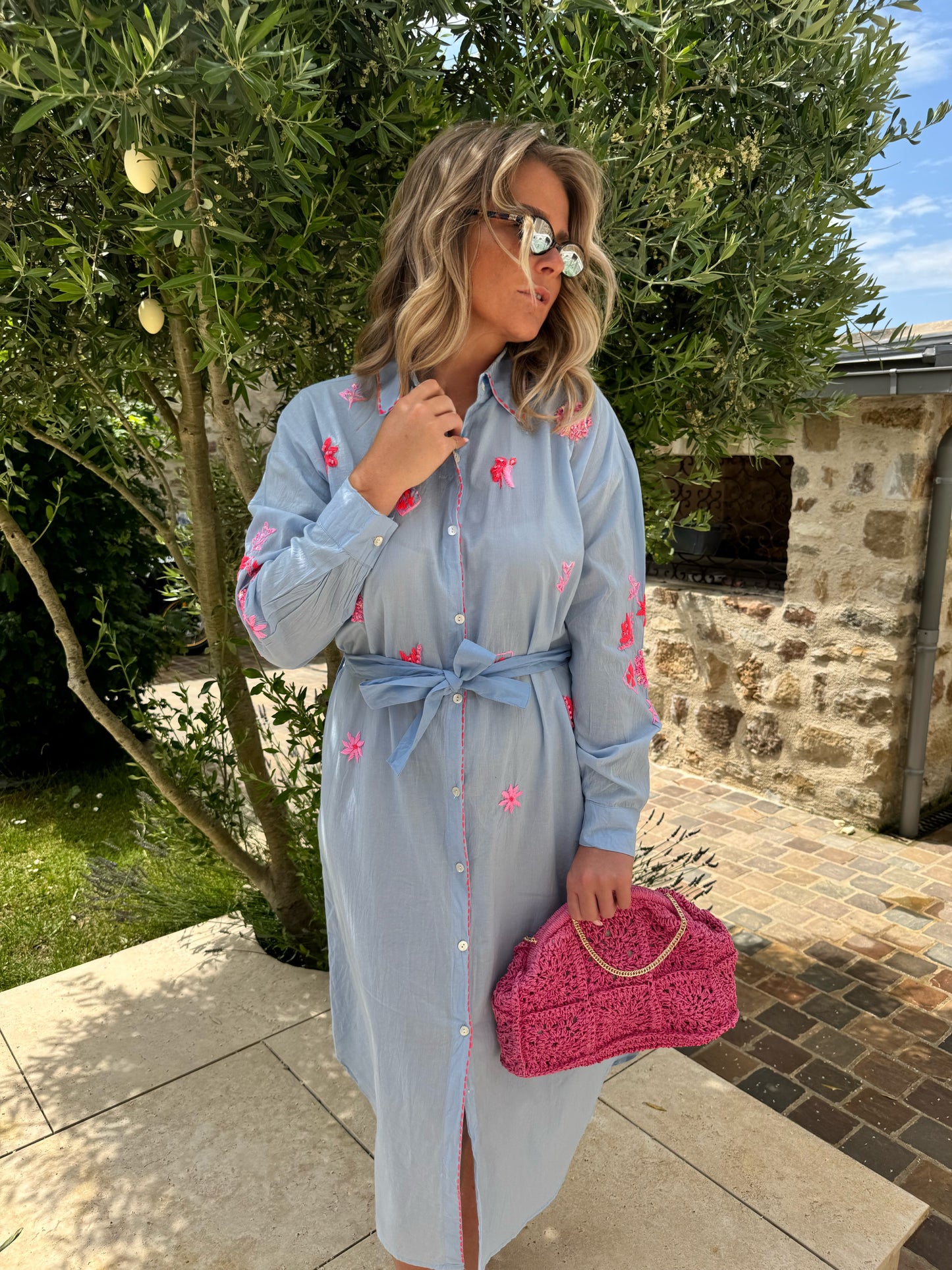 Robe Marrakech bleu