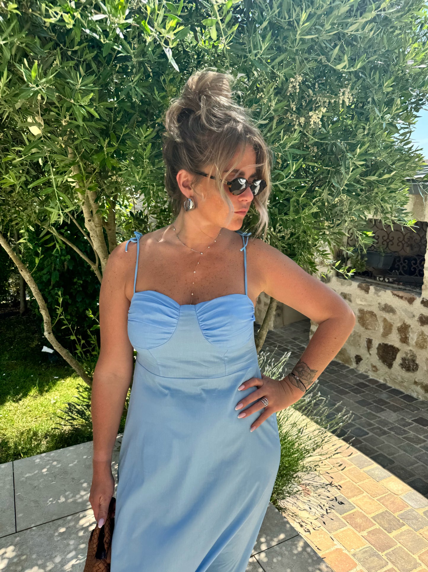 Robe Betty bleu ciel