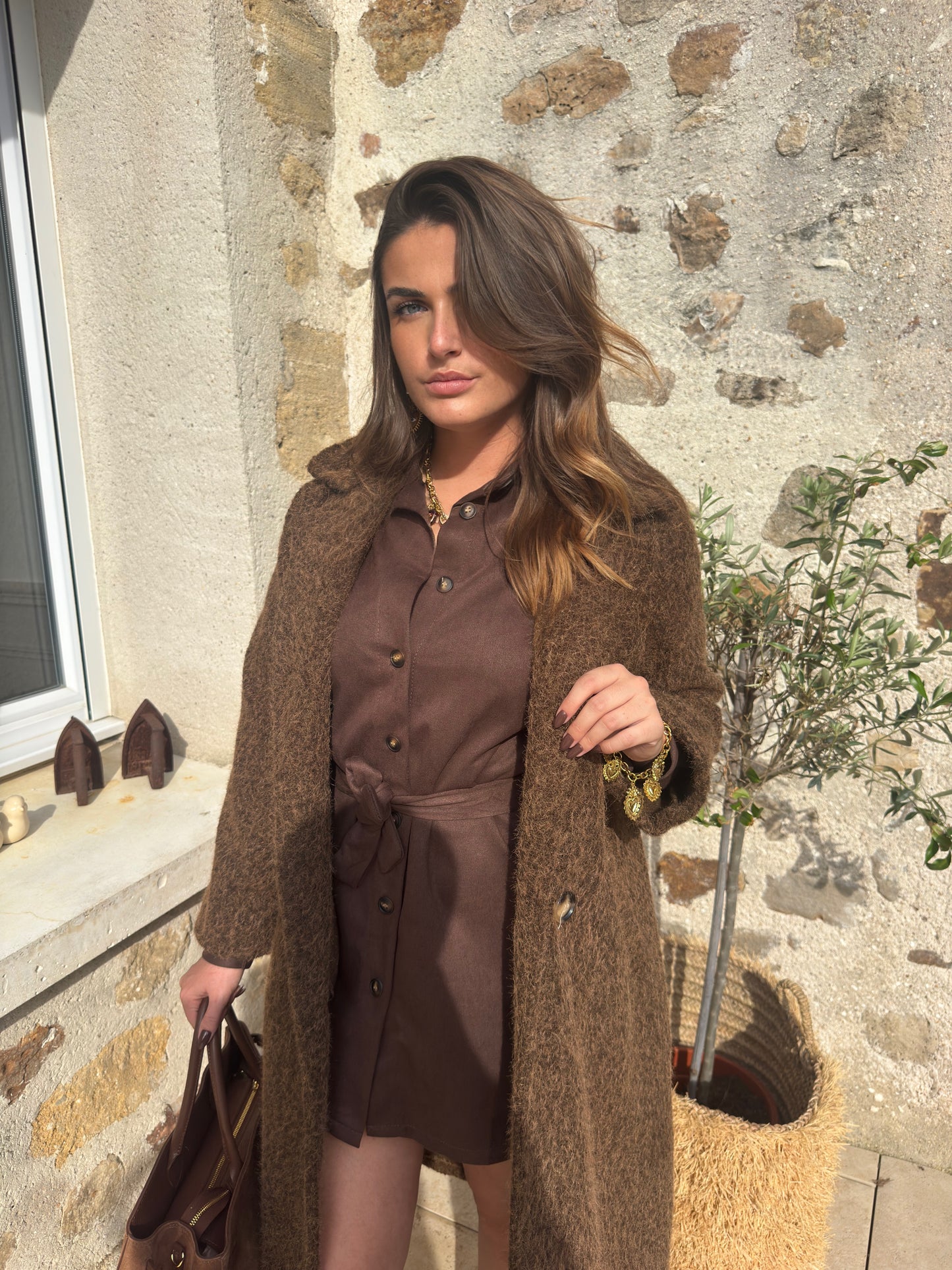 Manteau "Paul" choco