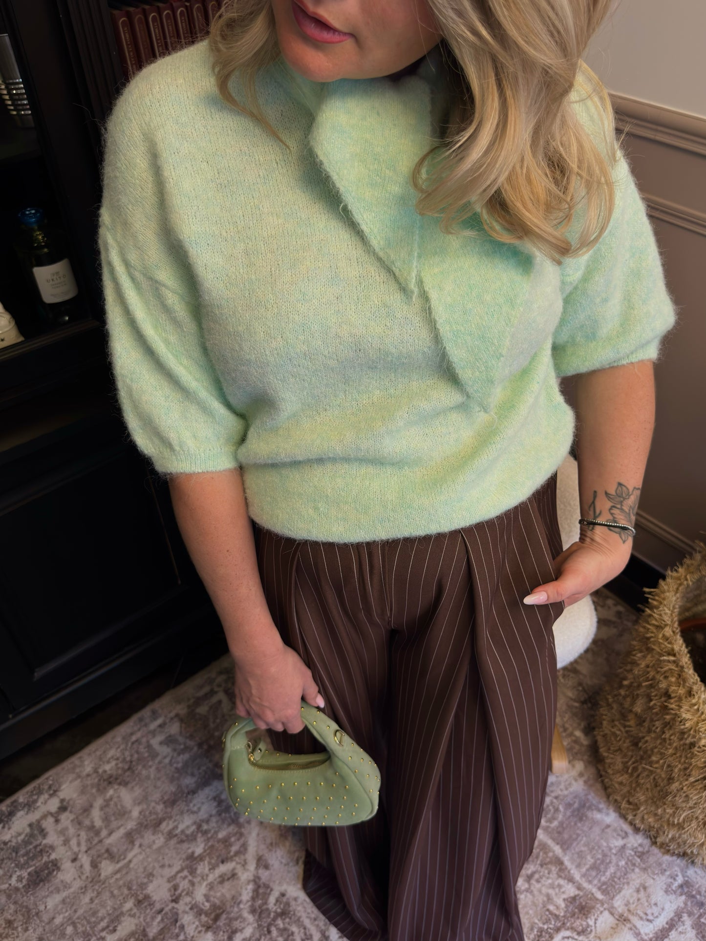 Pull " Claudie" - Vert