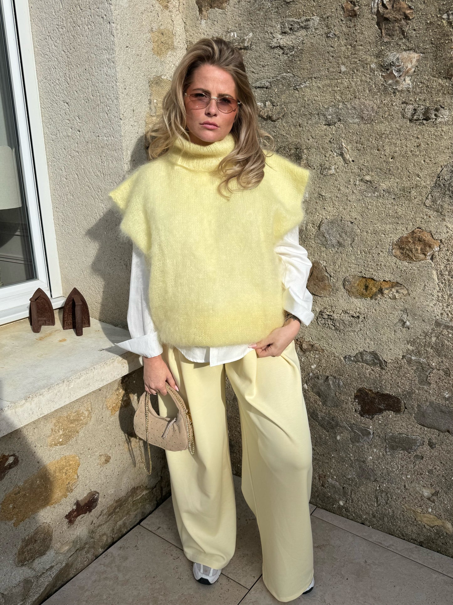 Pantalon "Jogger " - Jaune