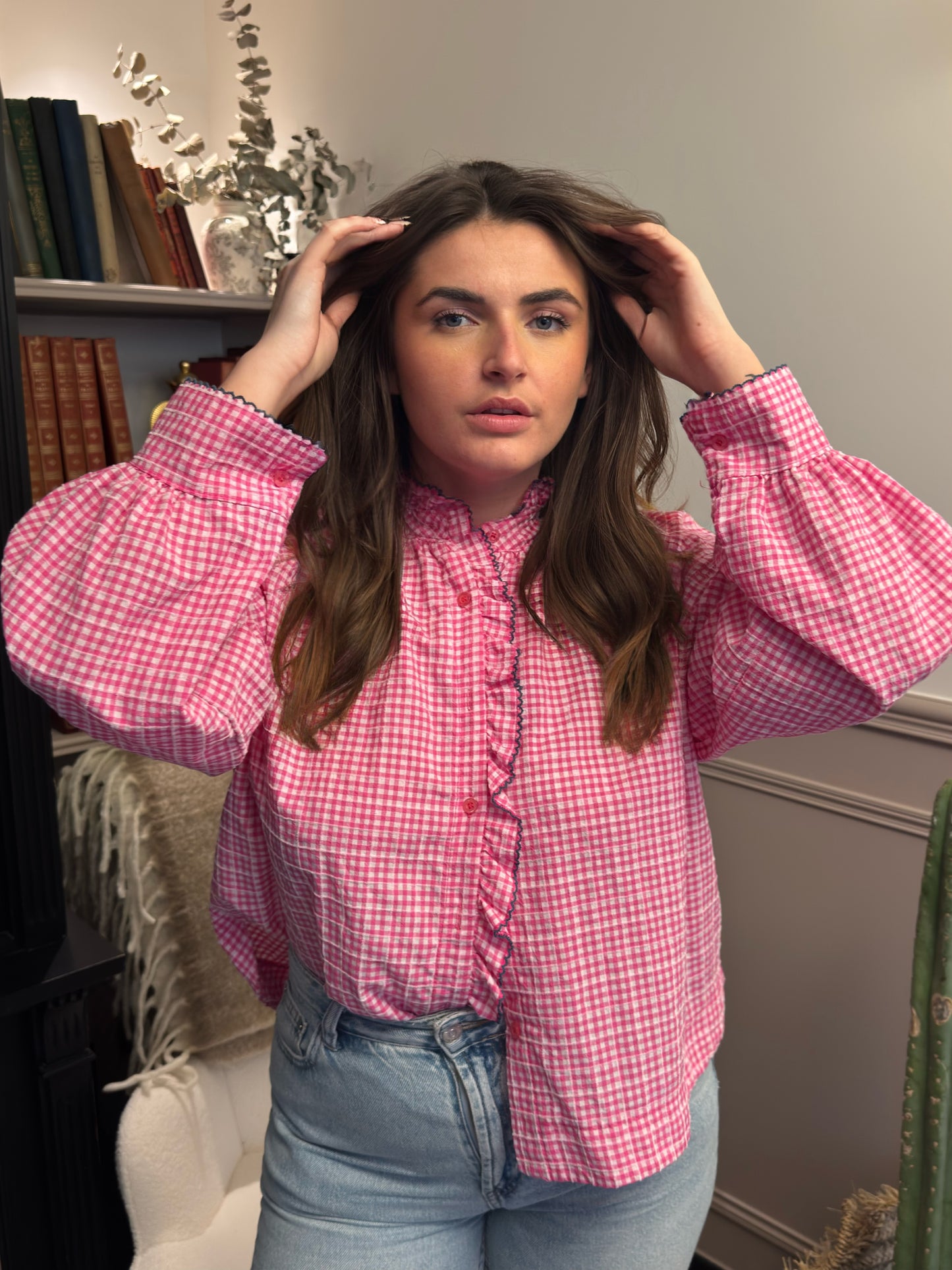 Chemise "Printanière" - Rose