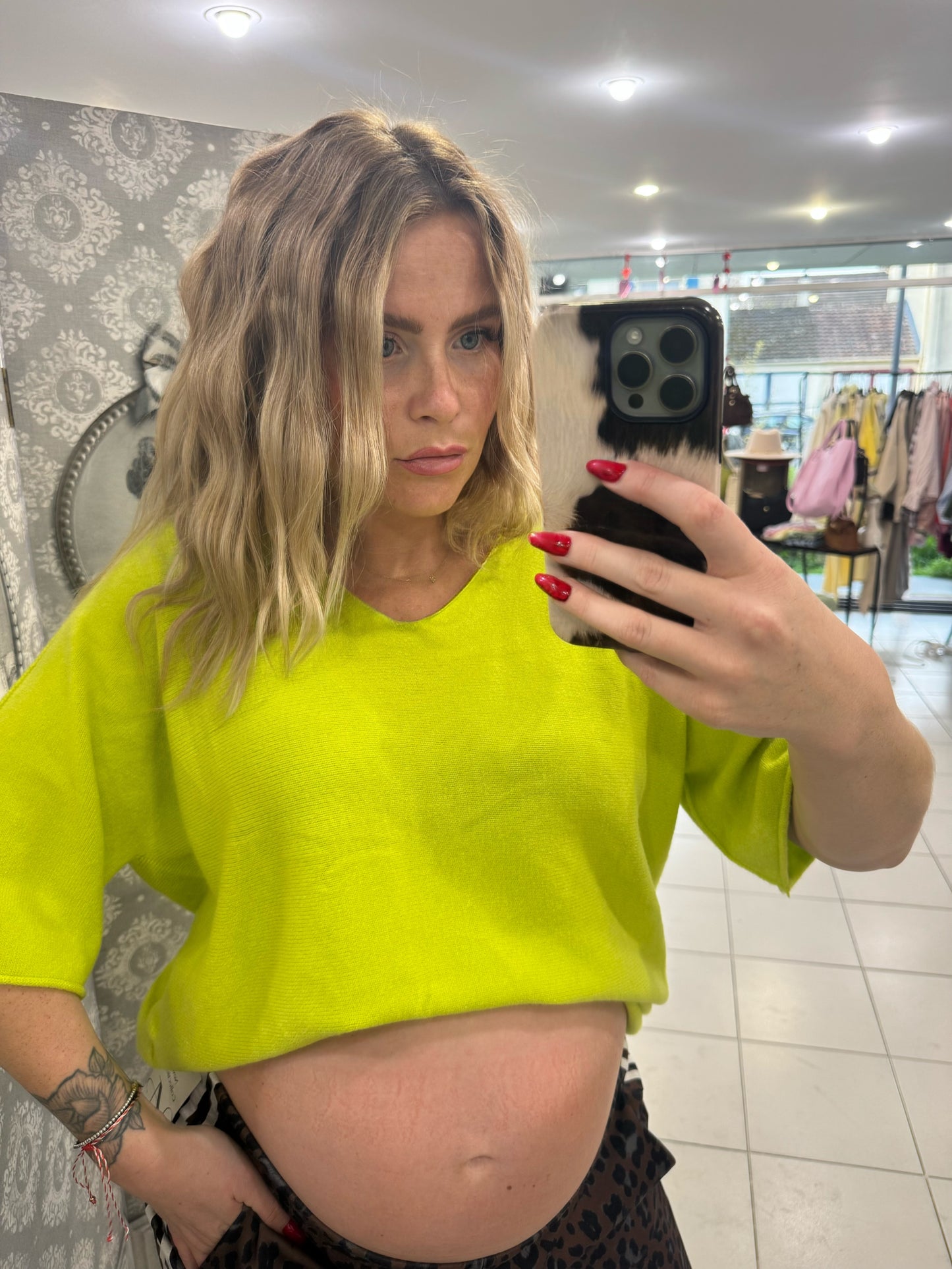 Pull " Mily"- Pistache