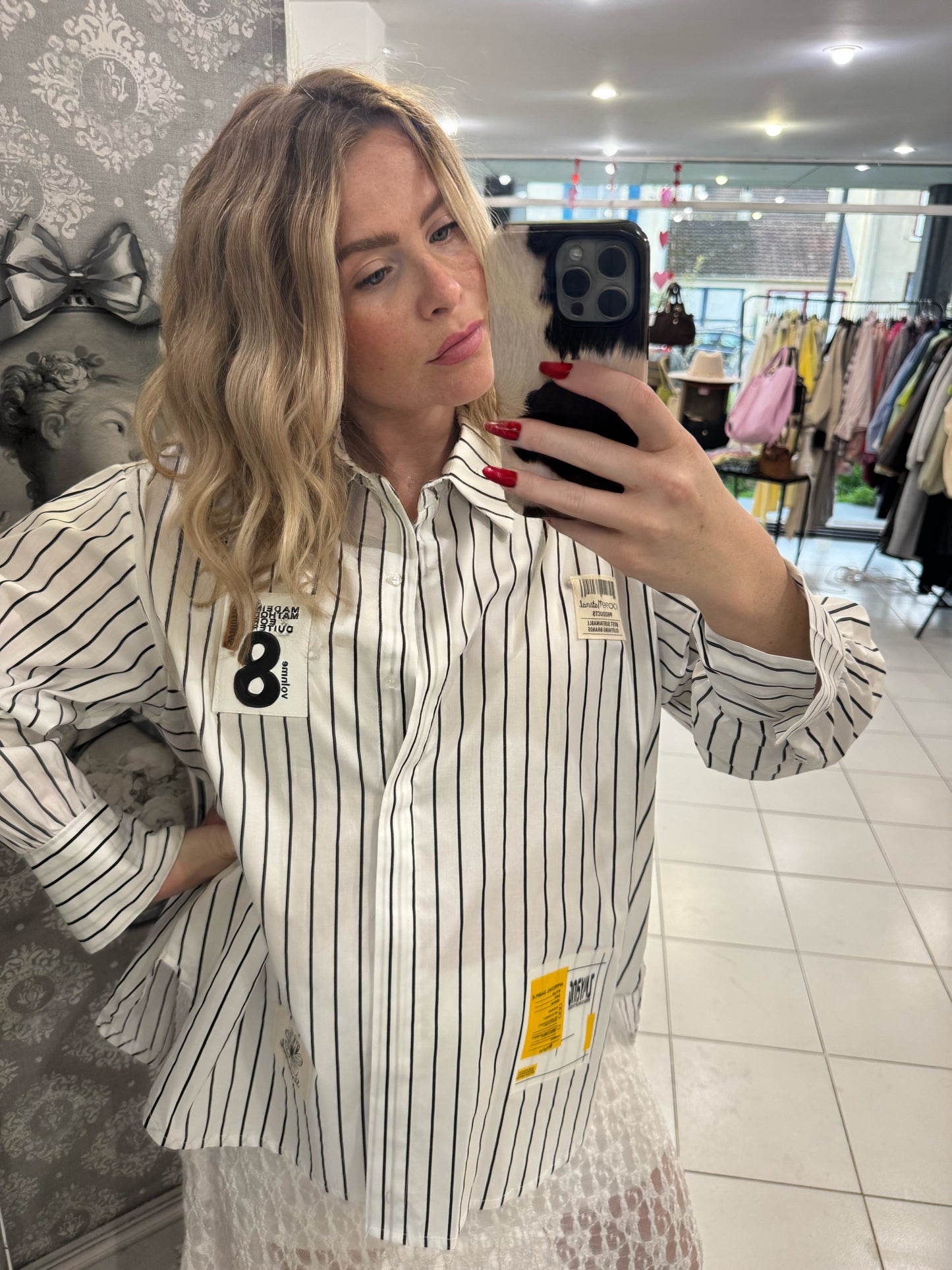 Chemise "Bastien" - rayé Noir