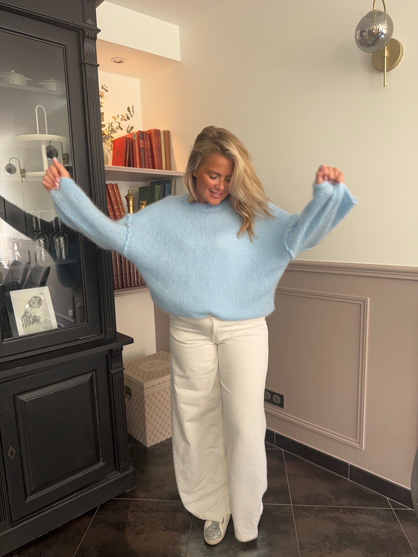 Pull Celeste Blue