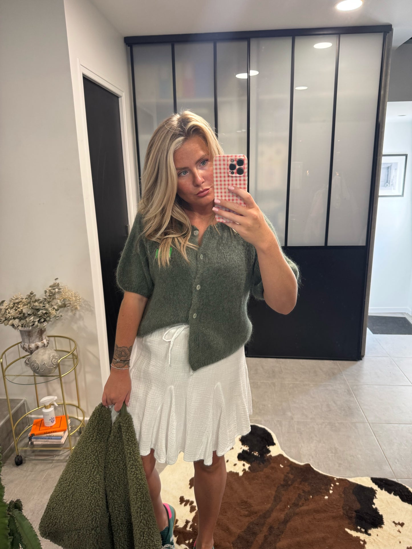 Gilet Théodora kaki