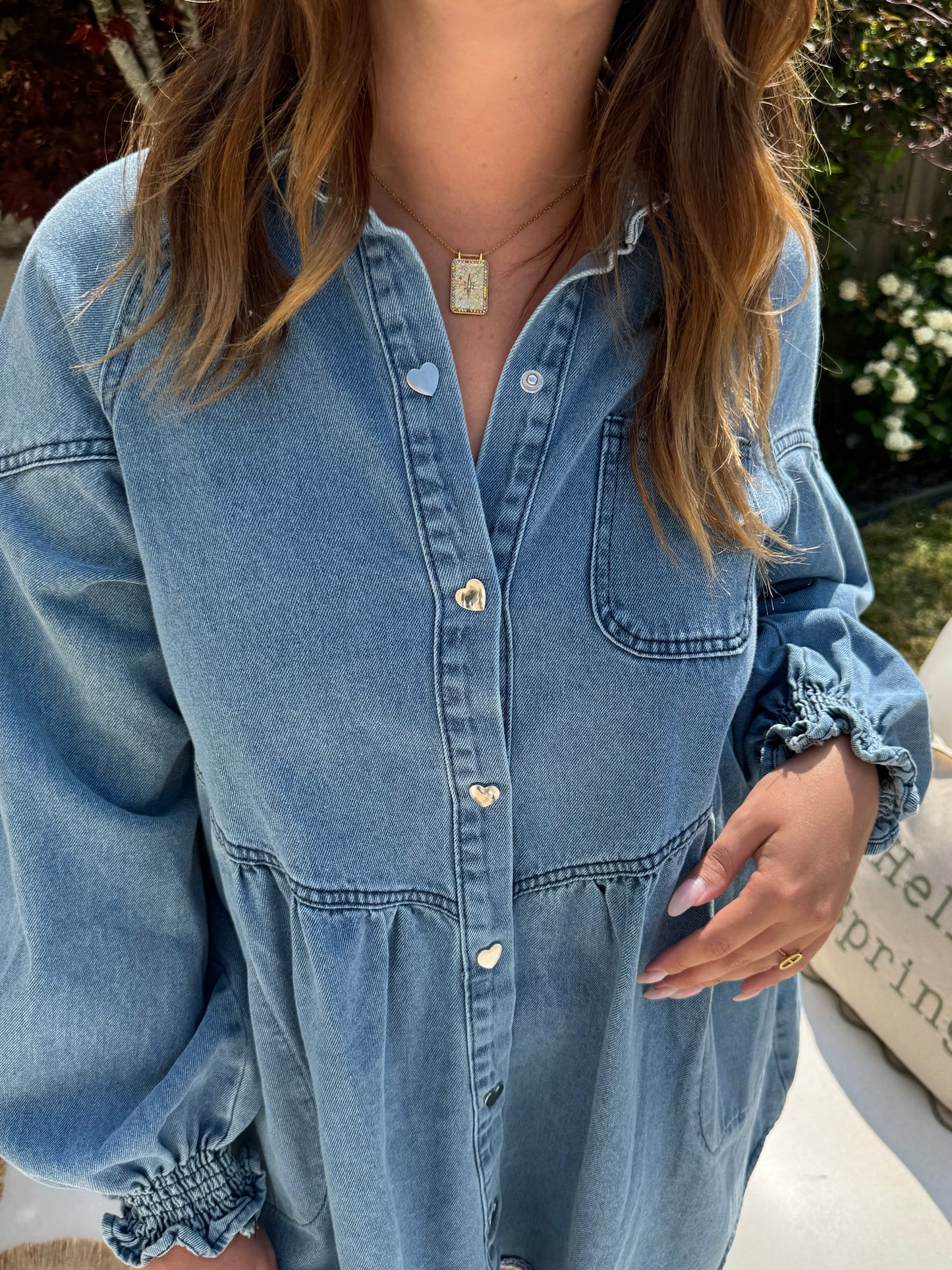 Robe en jean Cupidon