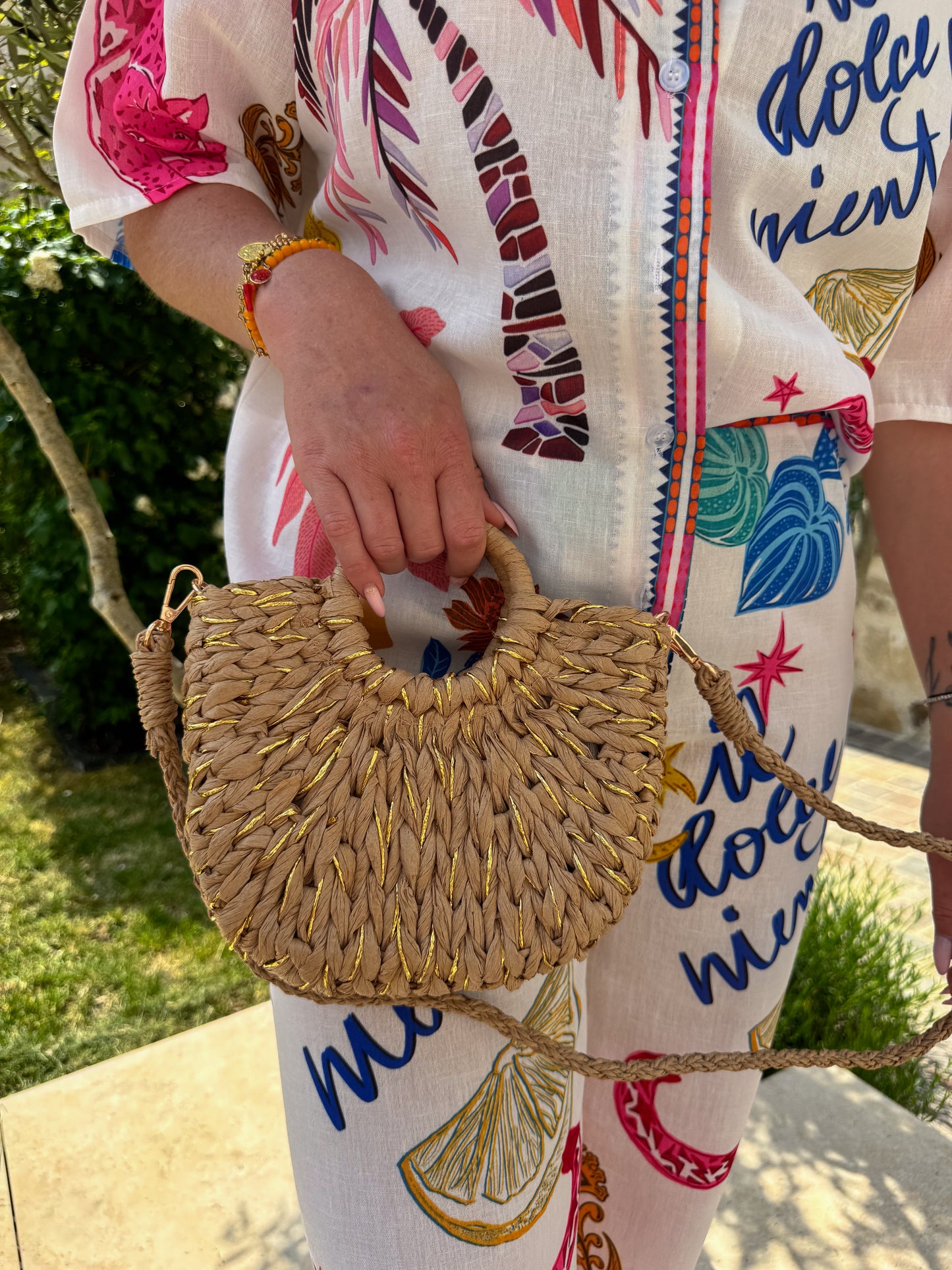 Sac à main Cancún marron