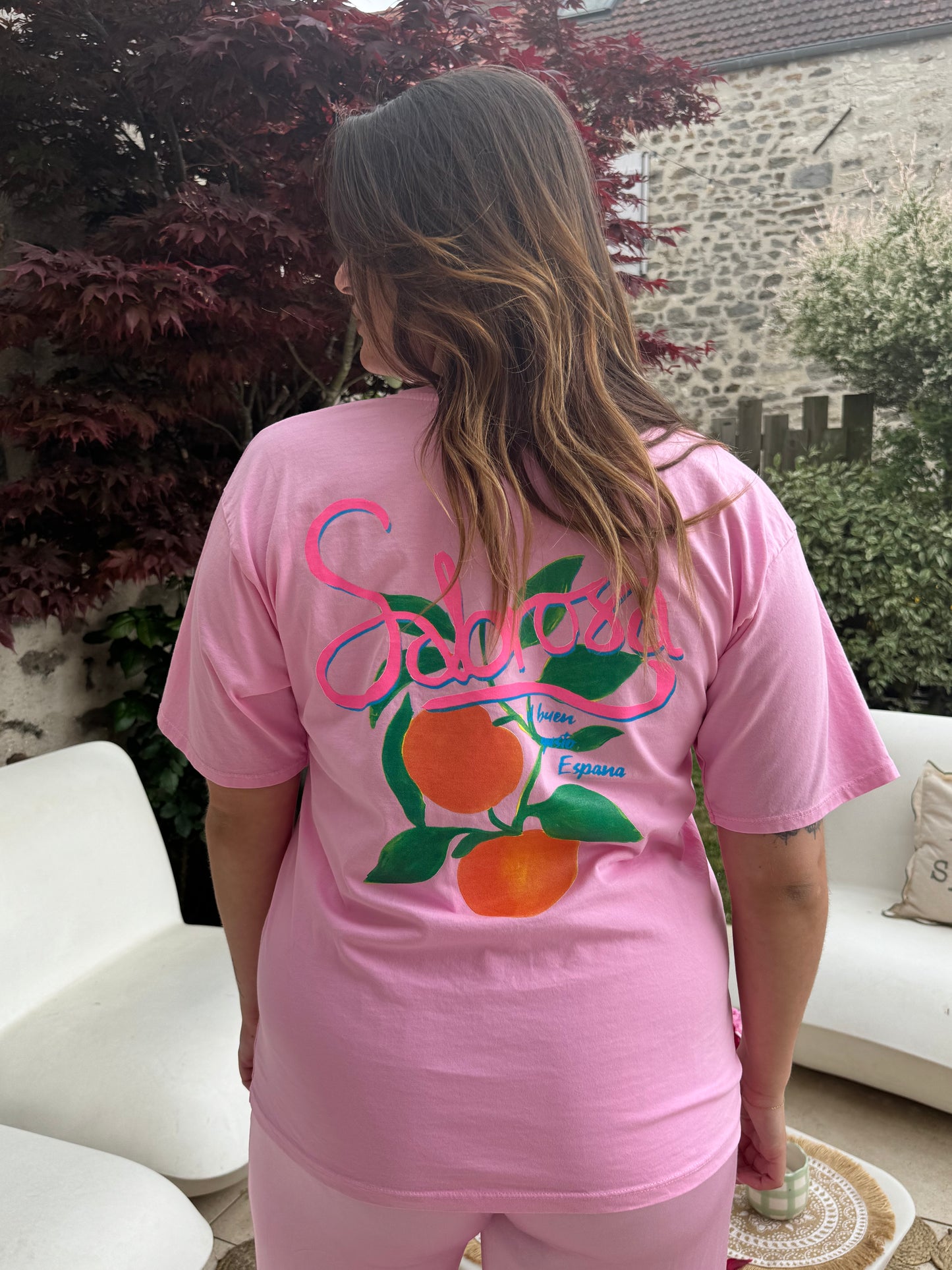 T-shirt Orange rose