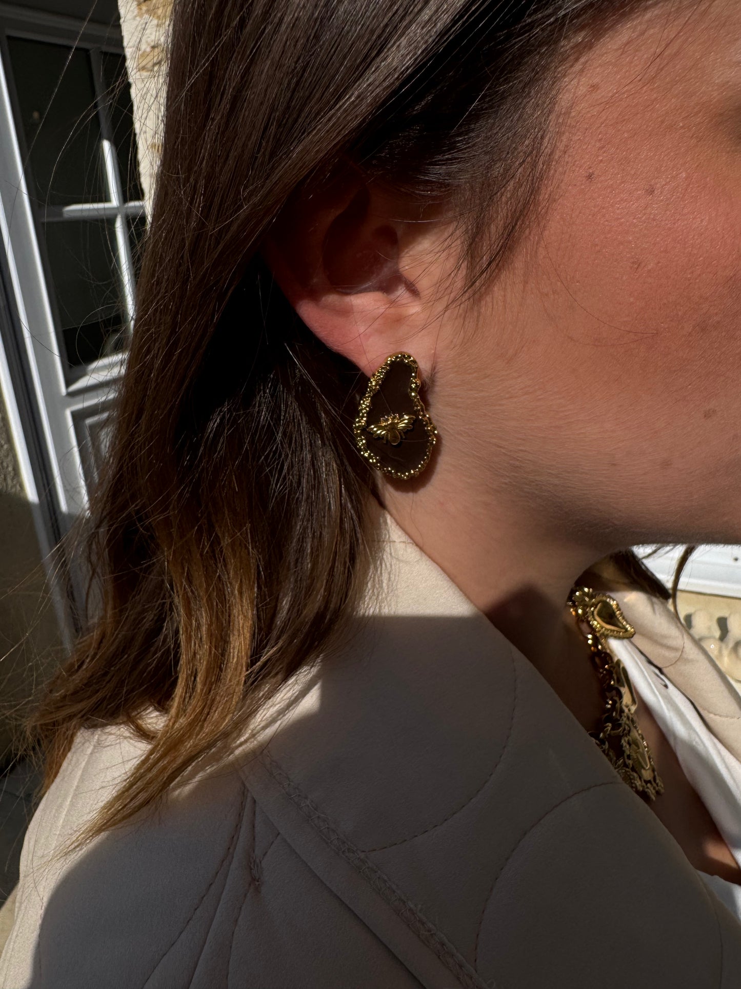 Boucles d'oreilles Fossil