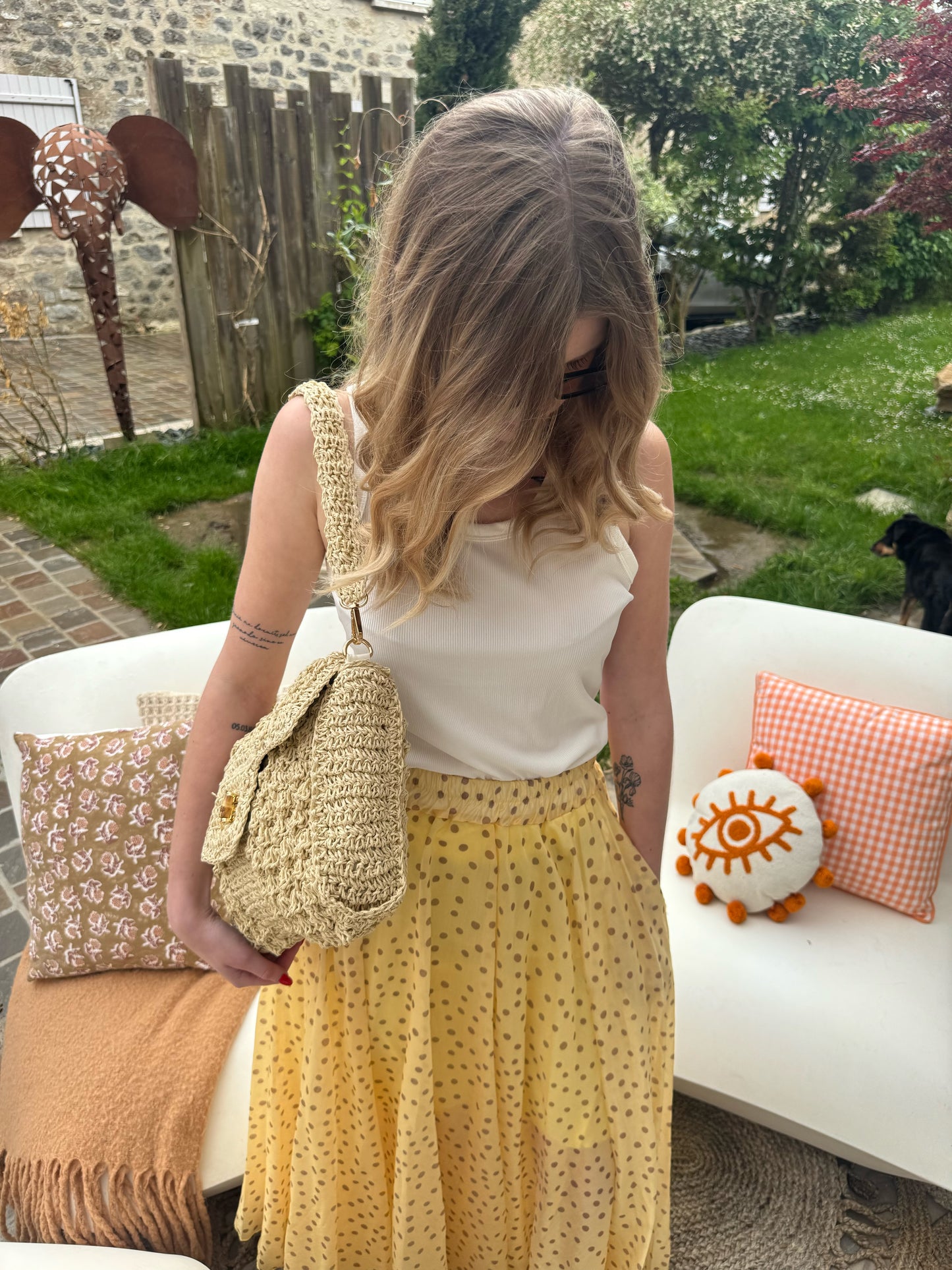 Jupe " Esmé" jaune