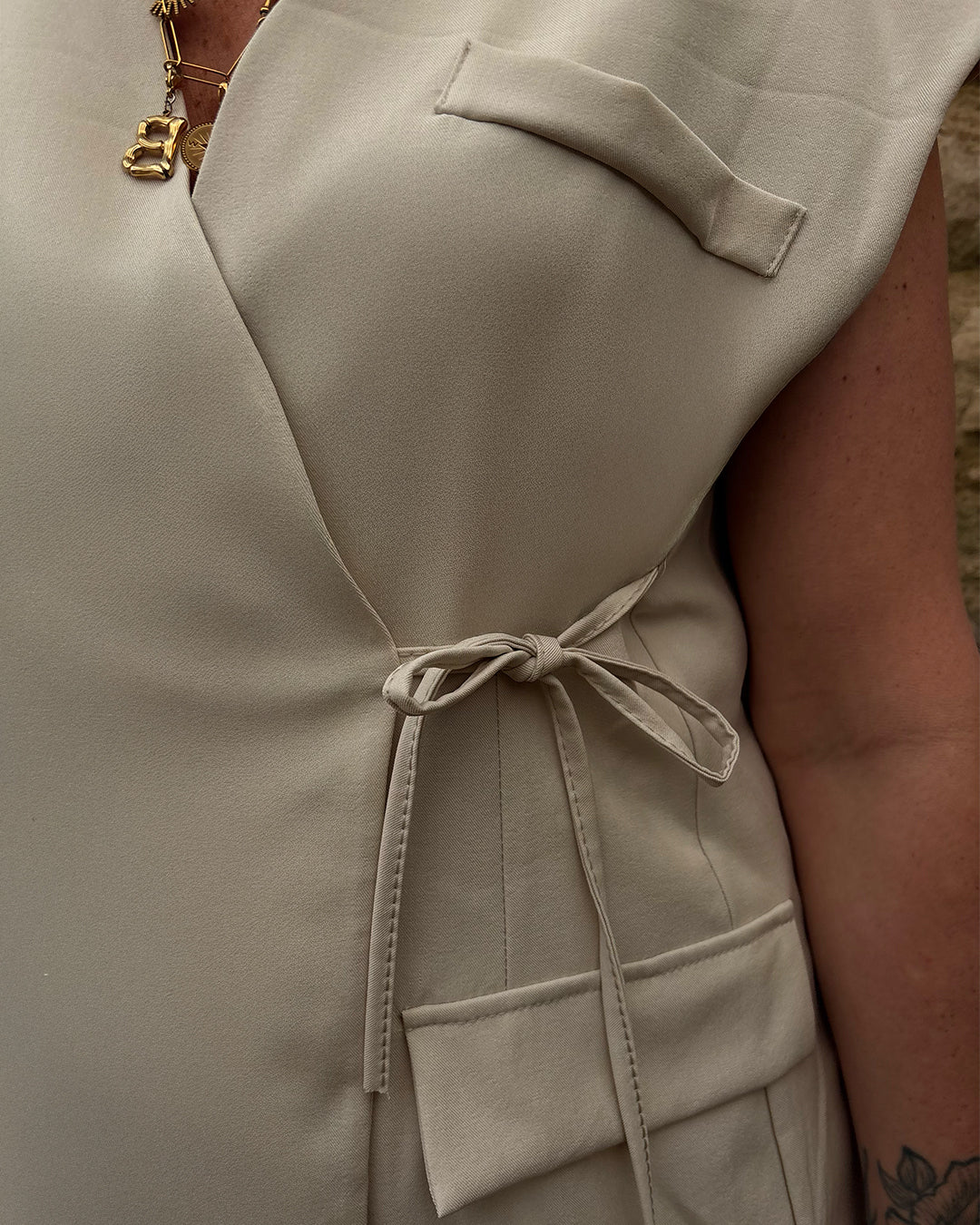 Ensemble tailleur "Edward" beige