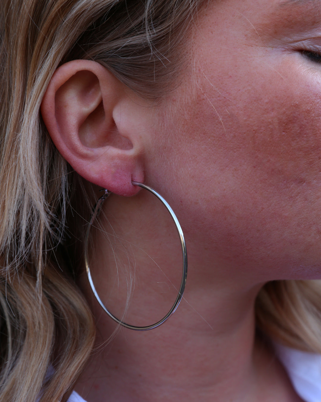 Créole fine Argent 6,5cm