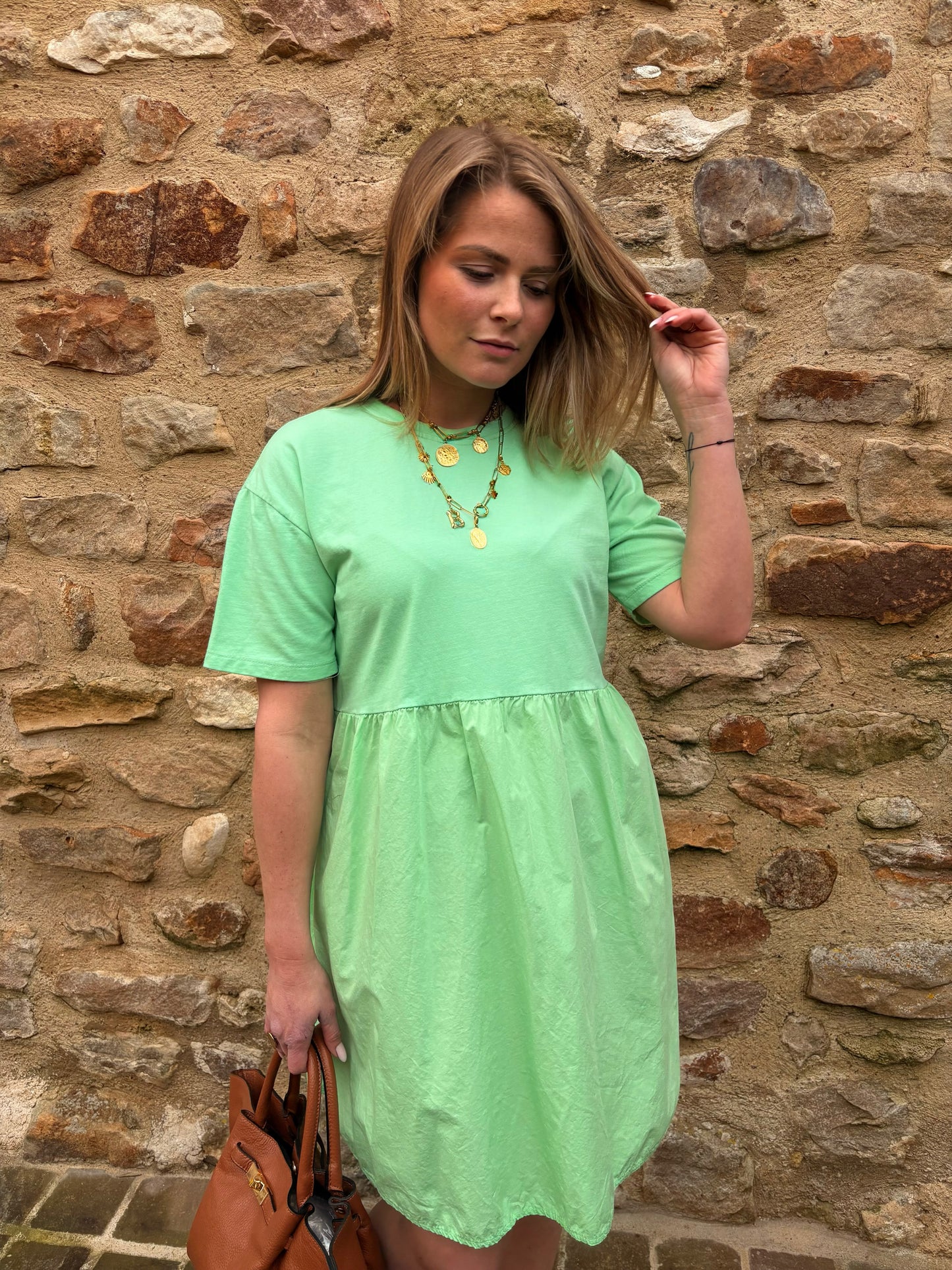 Robe "Candy" verte