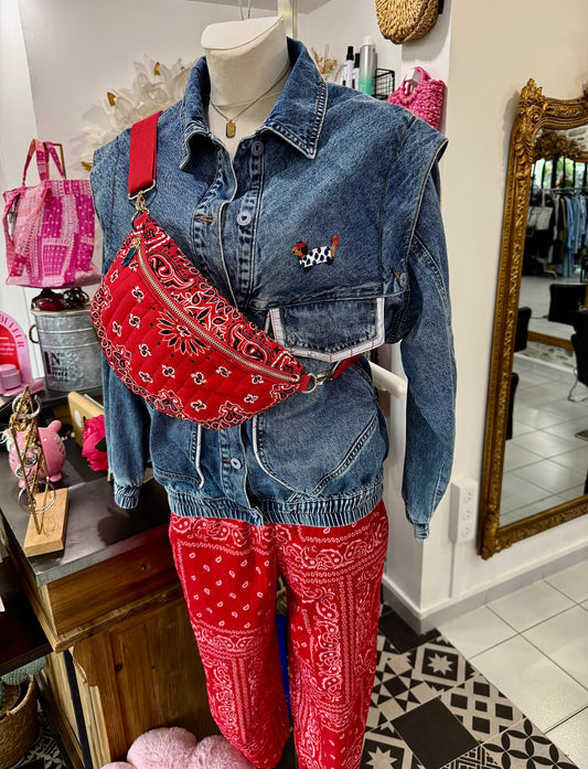 Pantalon Ballon bandana - Rouge