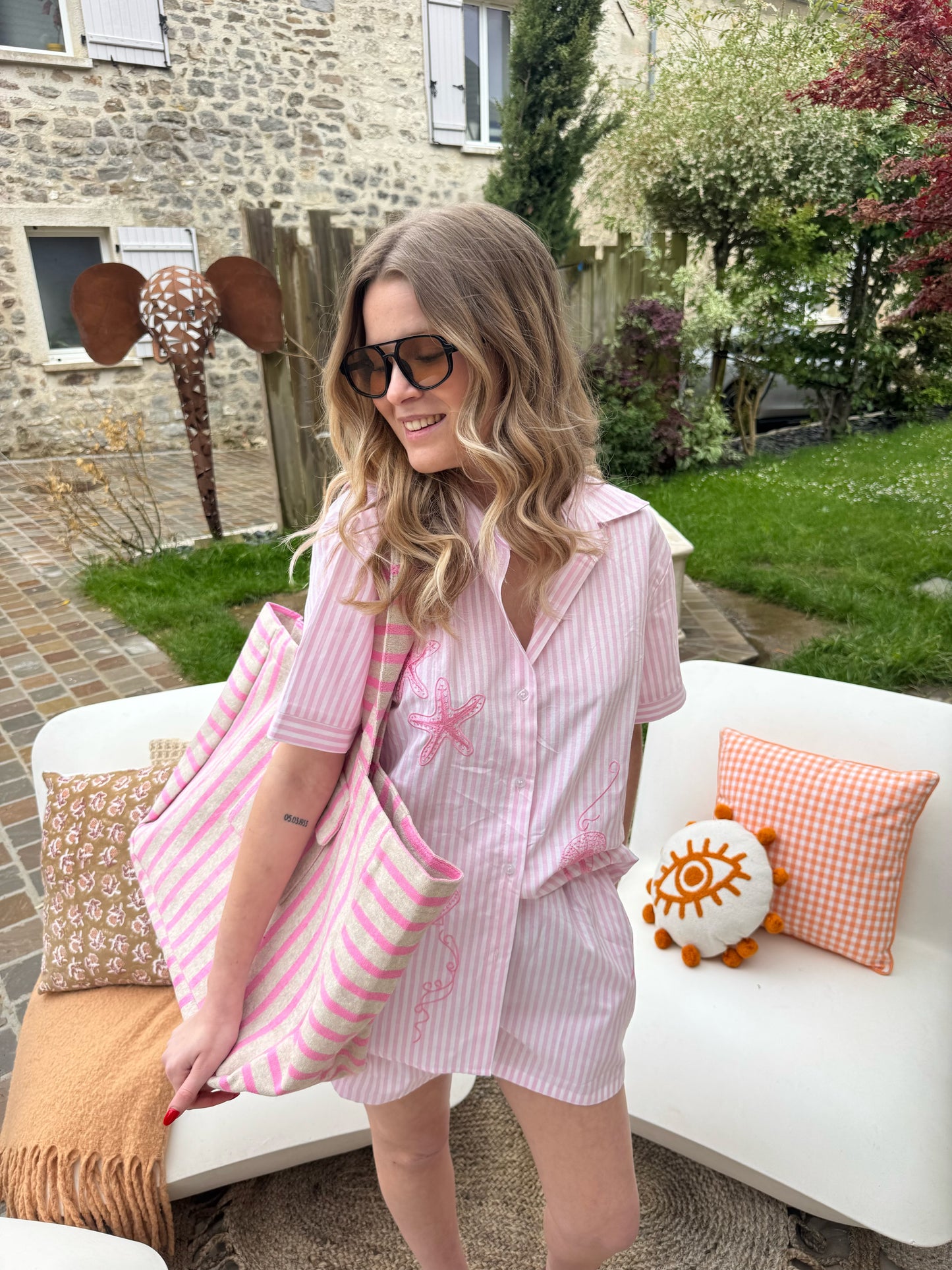 Ensemble "Sunny" - Rose