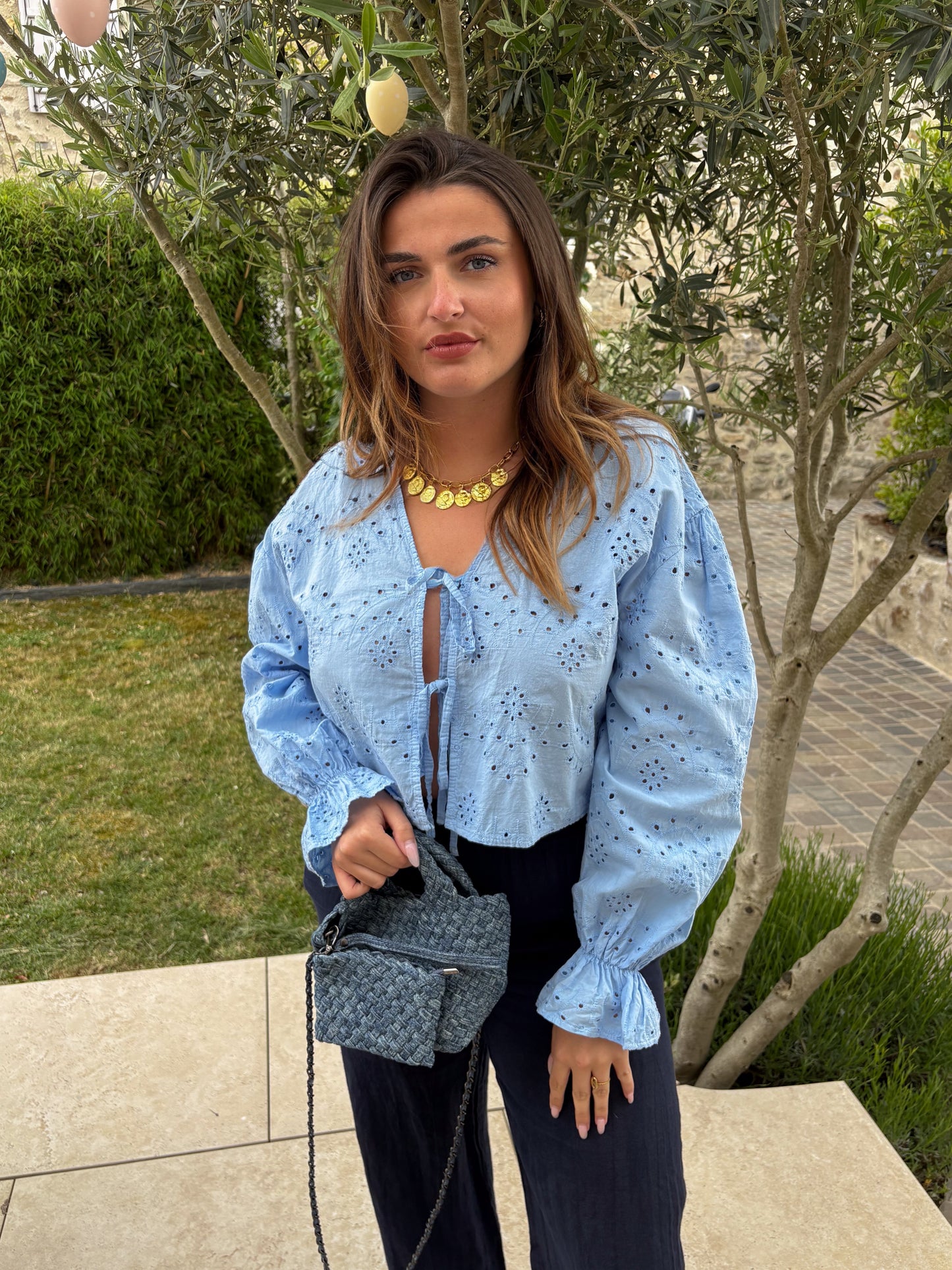 Sac à main Le Ju' bleu jean