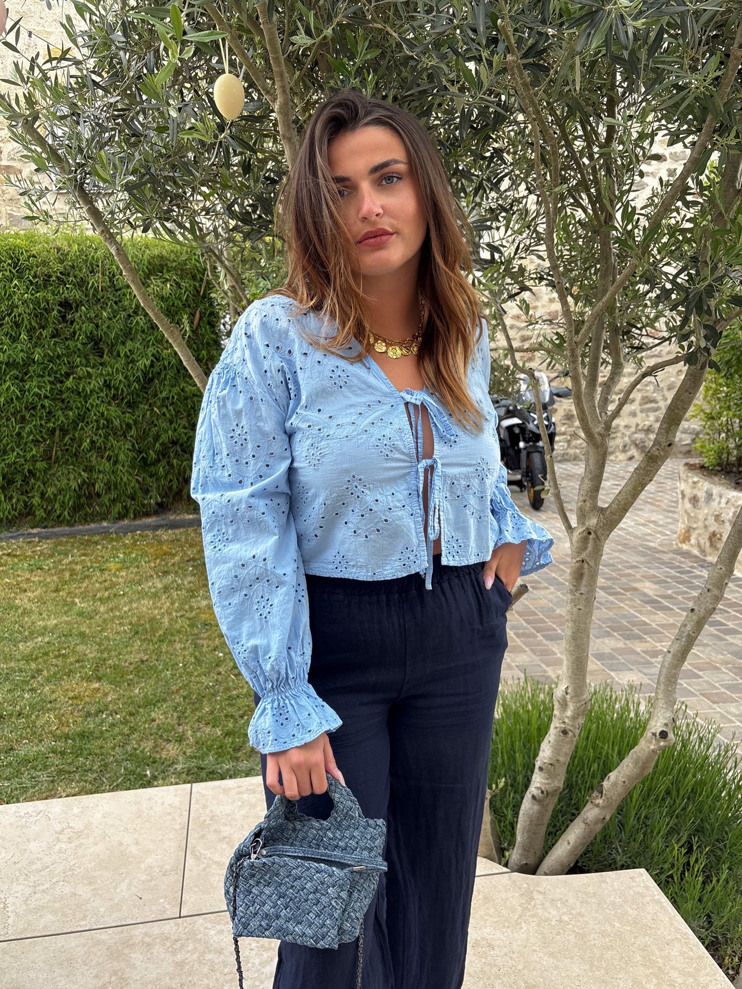 Sac à main Le Ju' bleu jean
