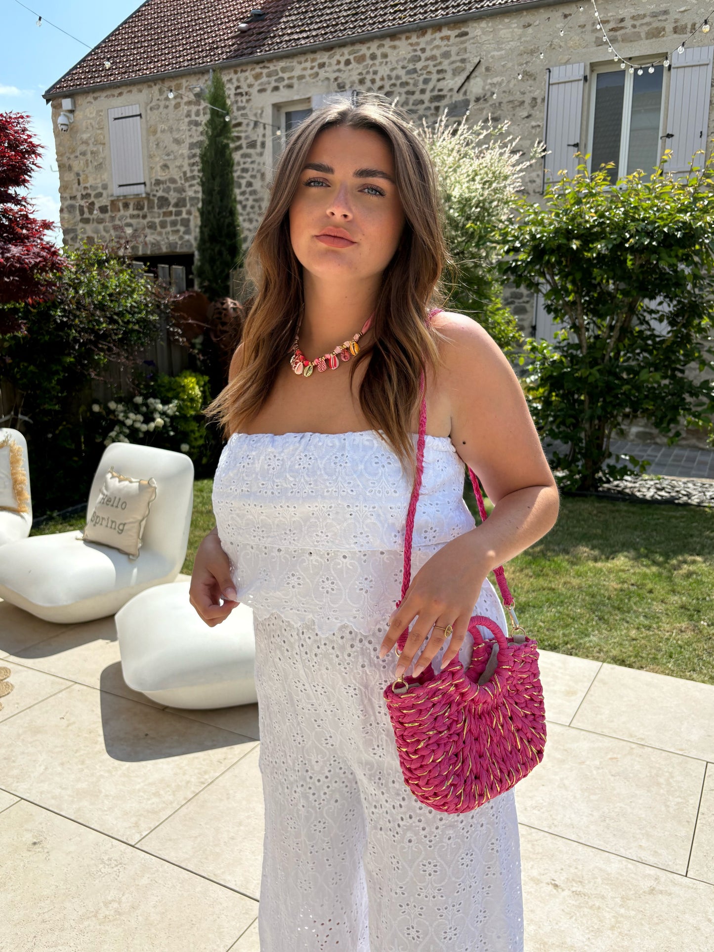 Sac à main Cancún rose
