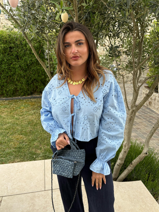 Blouse Kate bleu