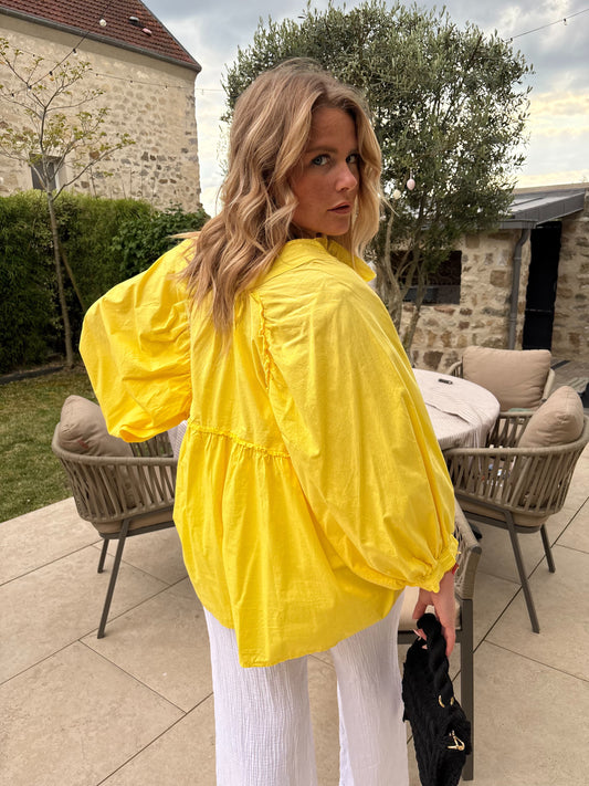 Blouse Charlotte jaune