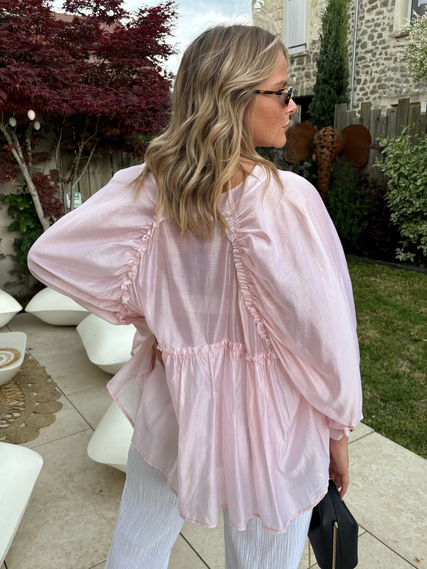 Blouse Perine rose