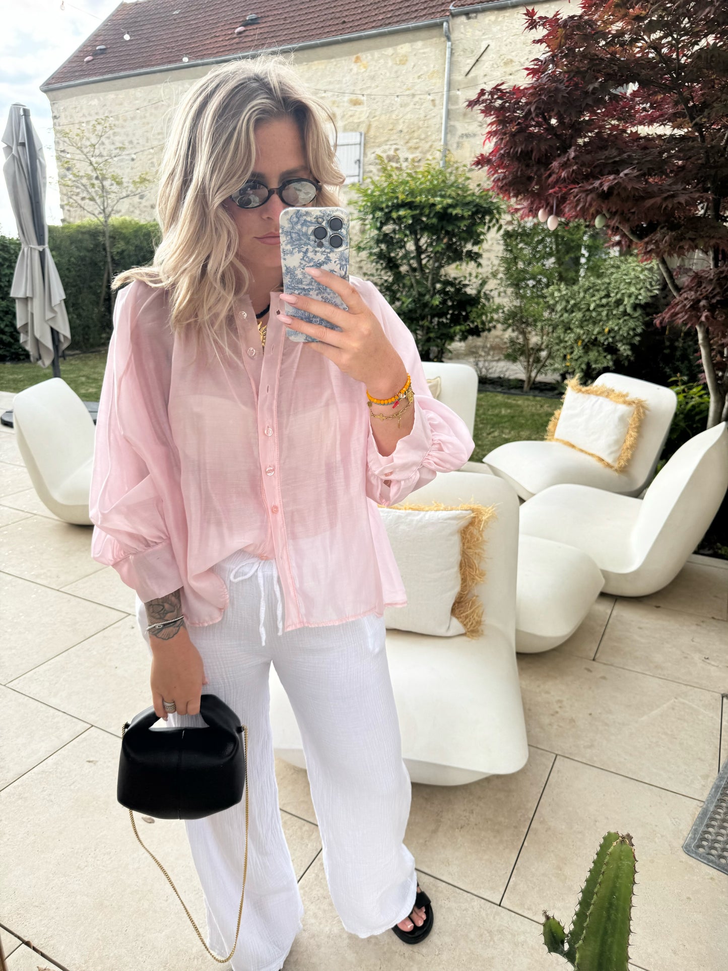 Blouse Perine rose
