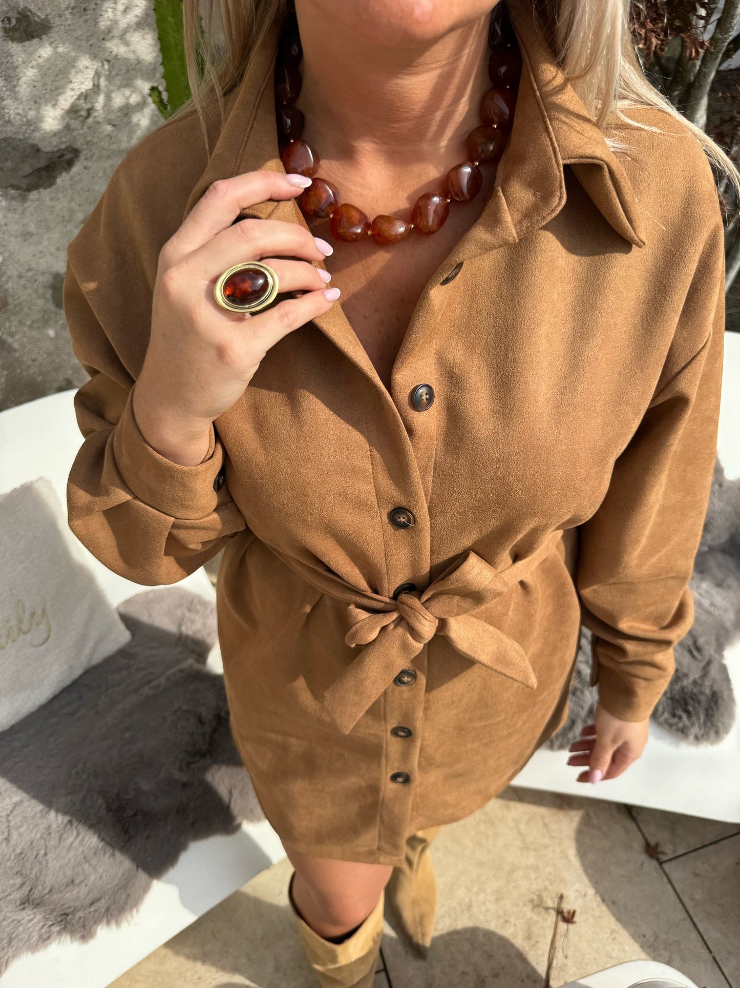 Robe suedine « Orlean »