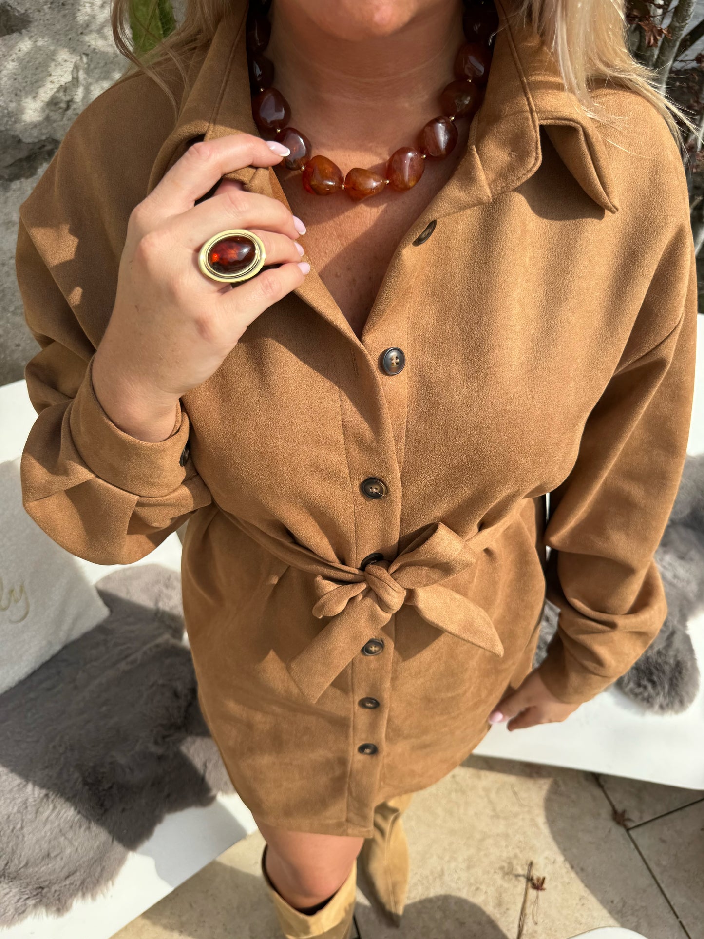 Collier "Olivia"  orange