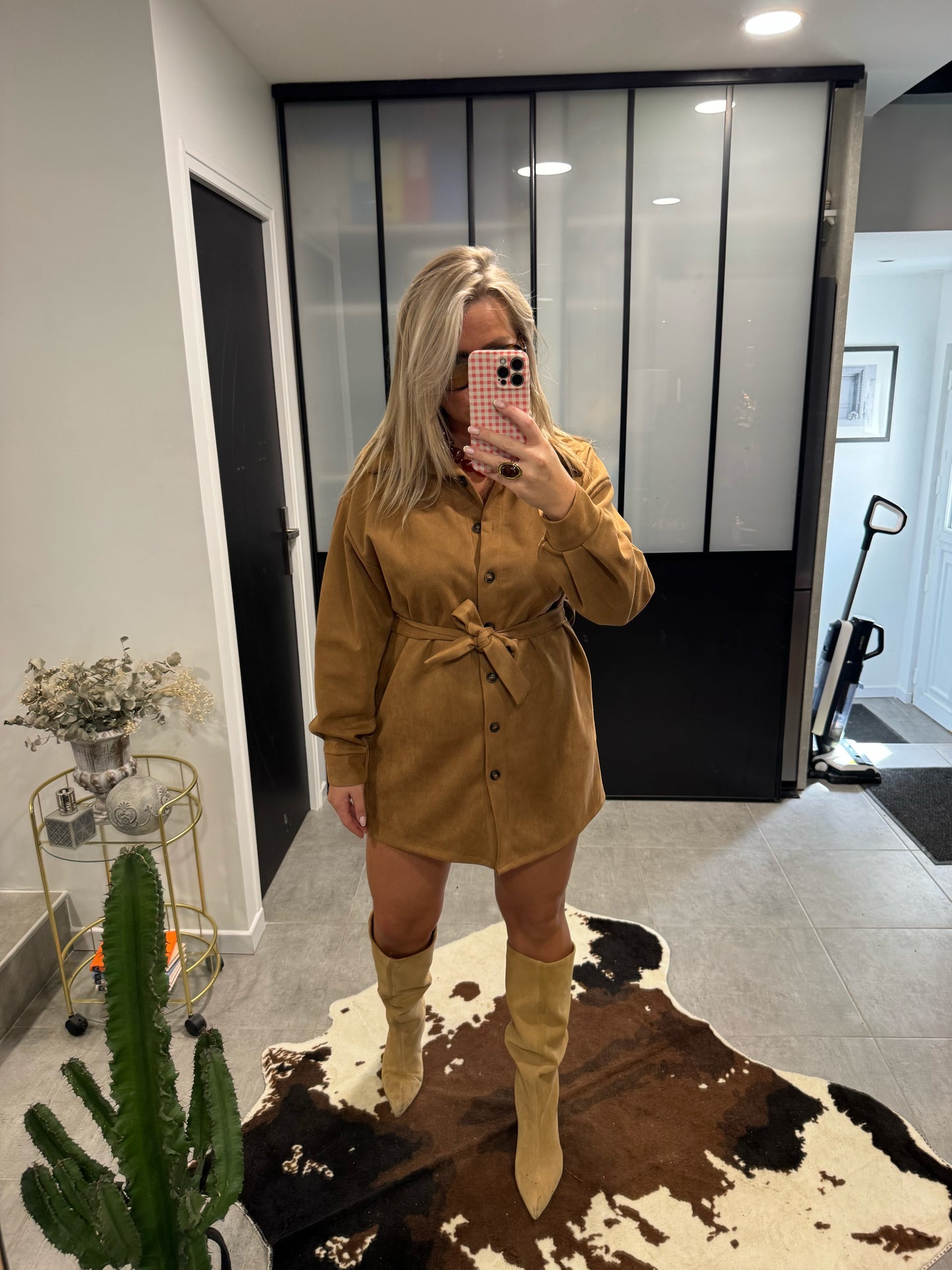 Robe suedine « Orlean »