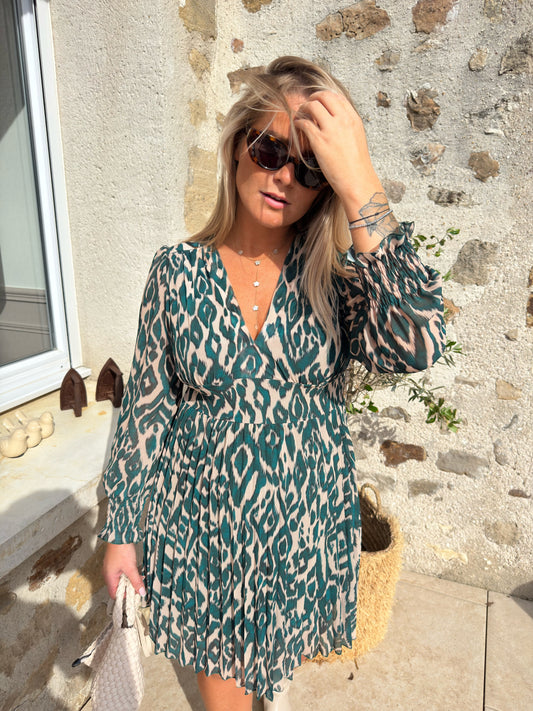 Robe émeraude « Diane »