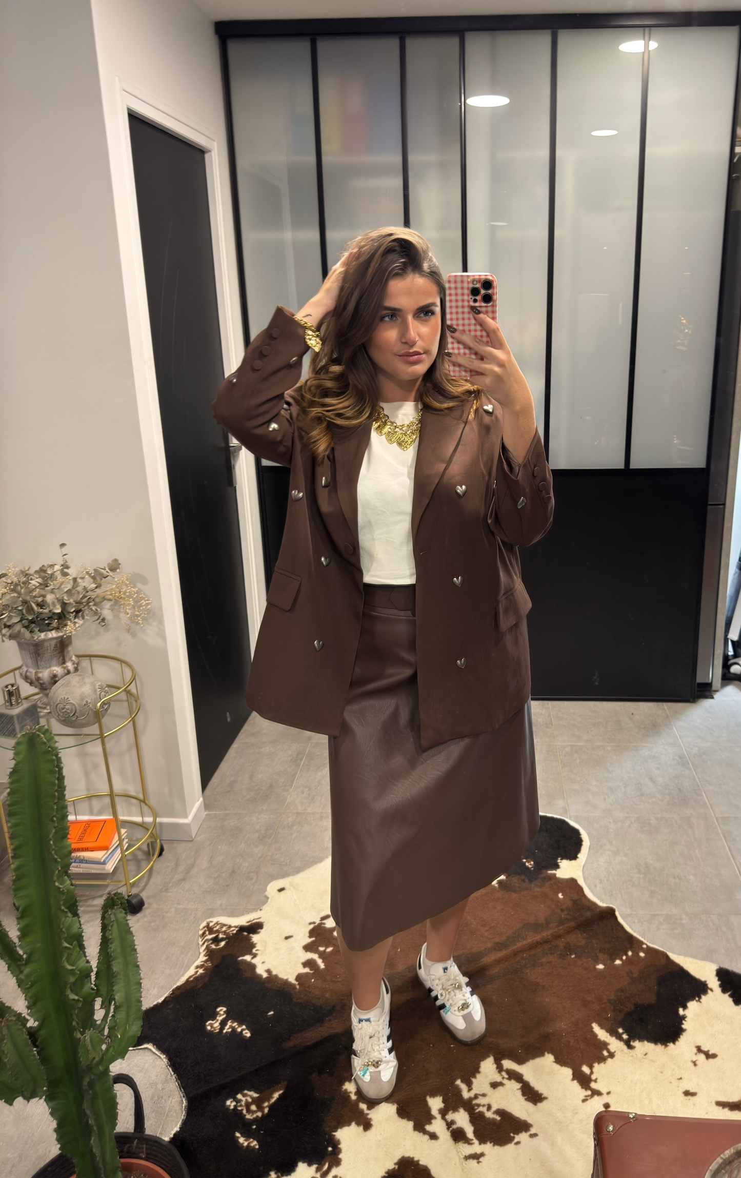 Veste blazer "Love" Choco