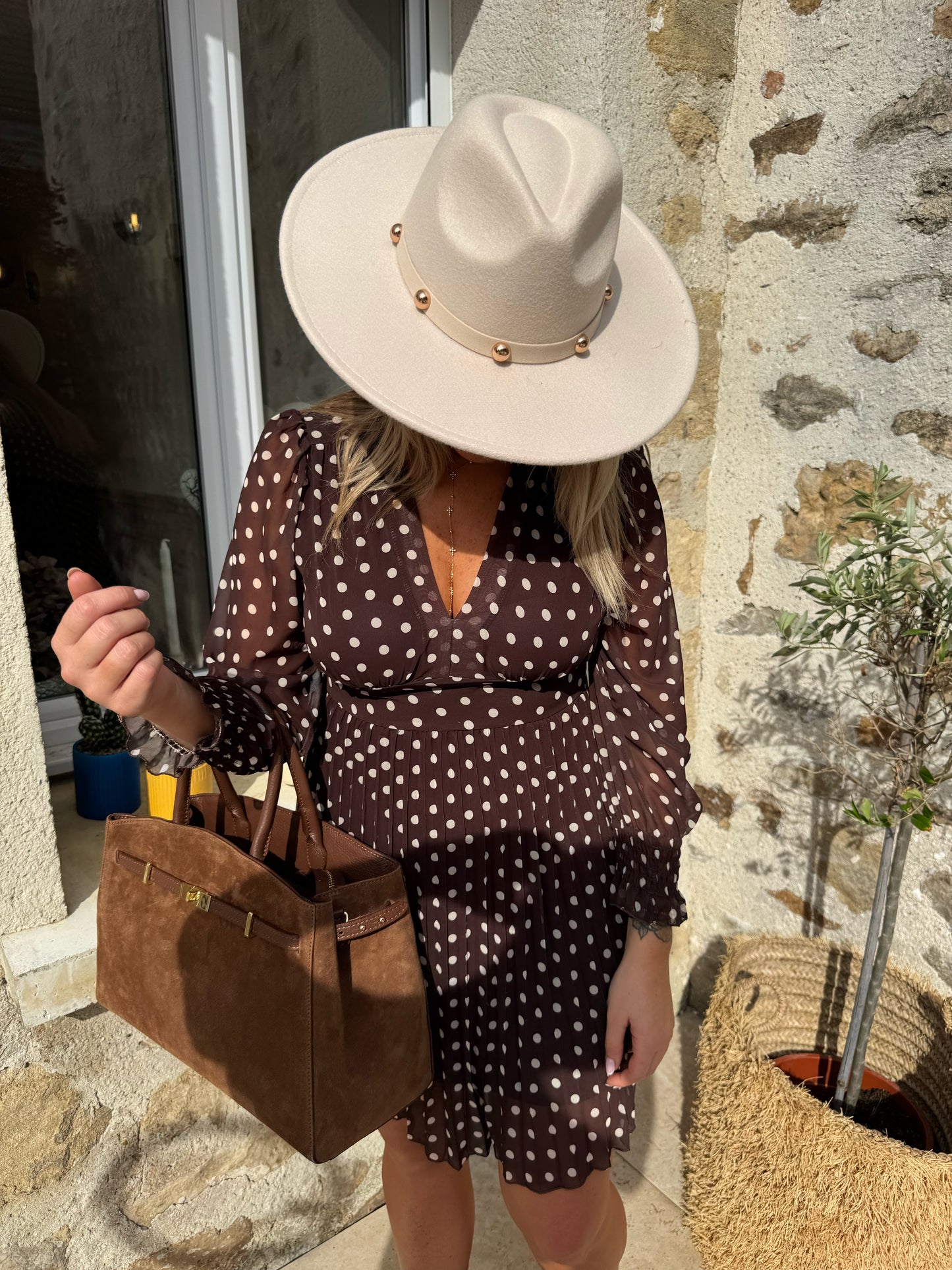 Chapeau beige "Palma"