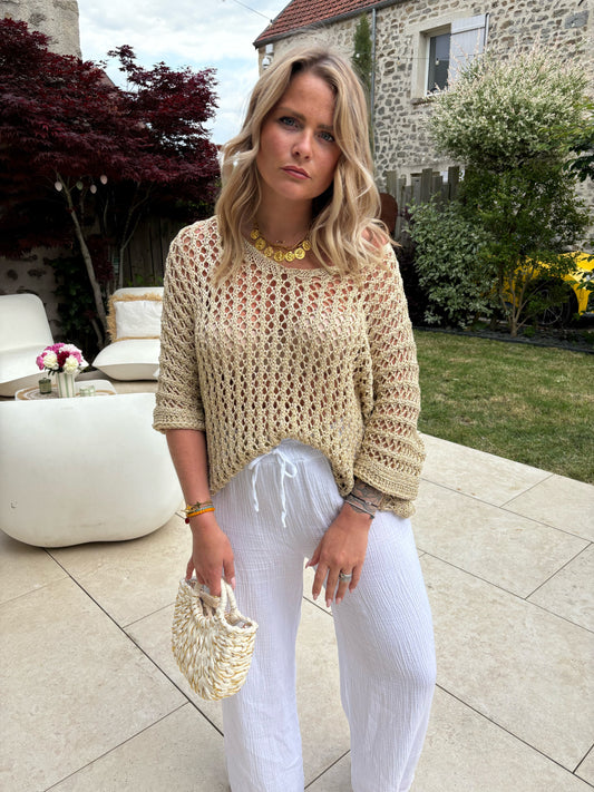 Haut crochet GOLD