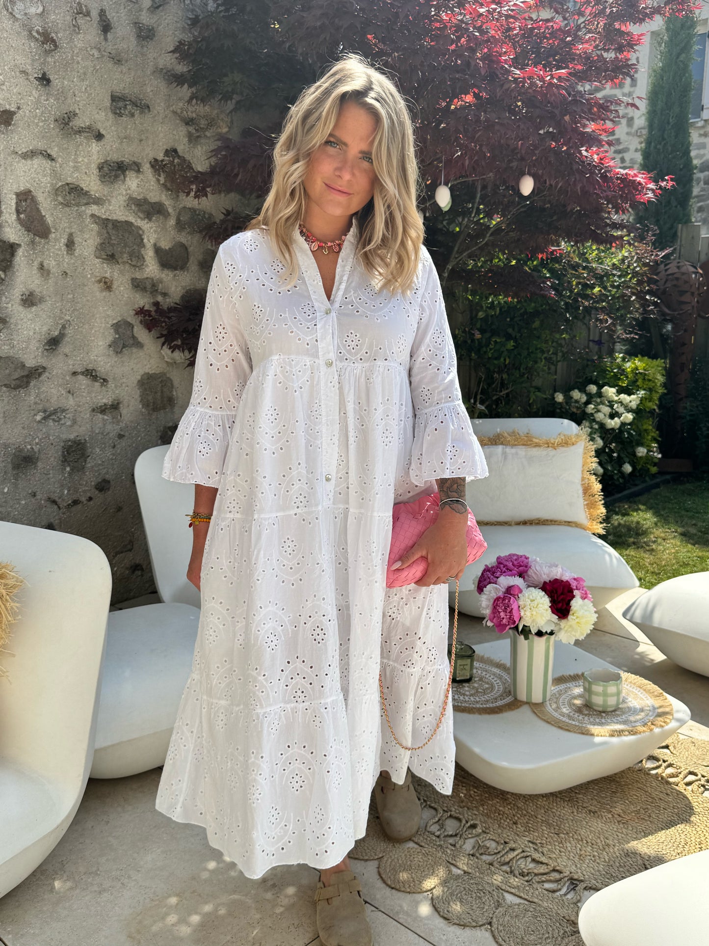 Robe Carole blanche