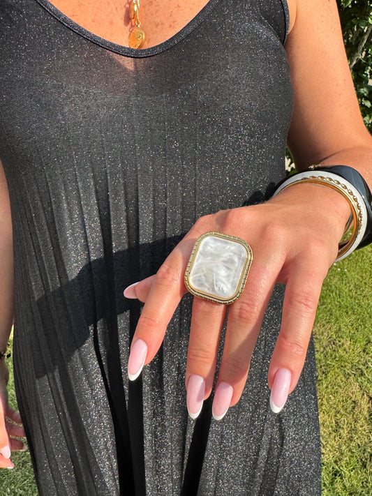 Bague Qwartz or