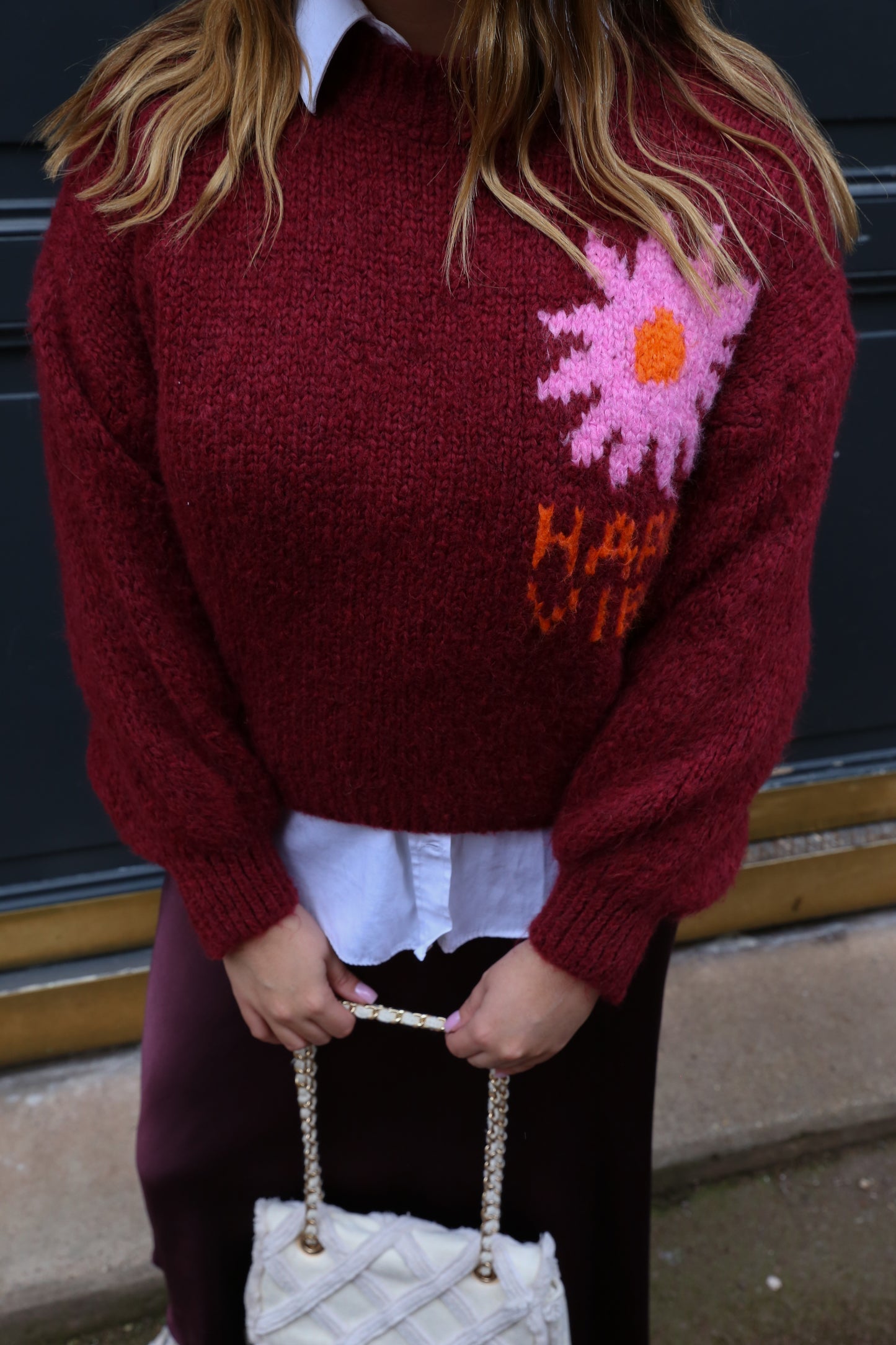 Pull Margot Bordeaux