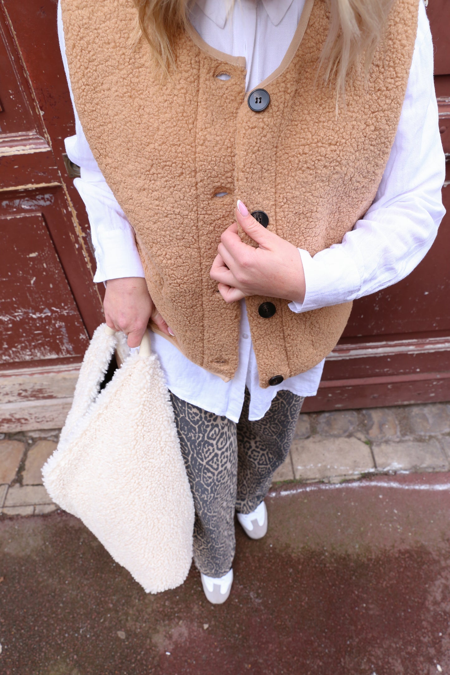 Veste sans manche Teddy Camel