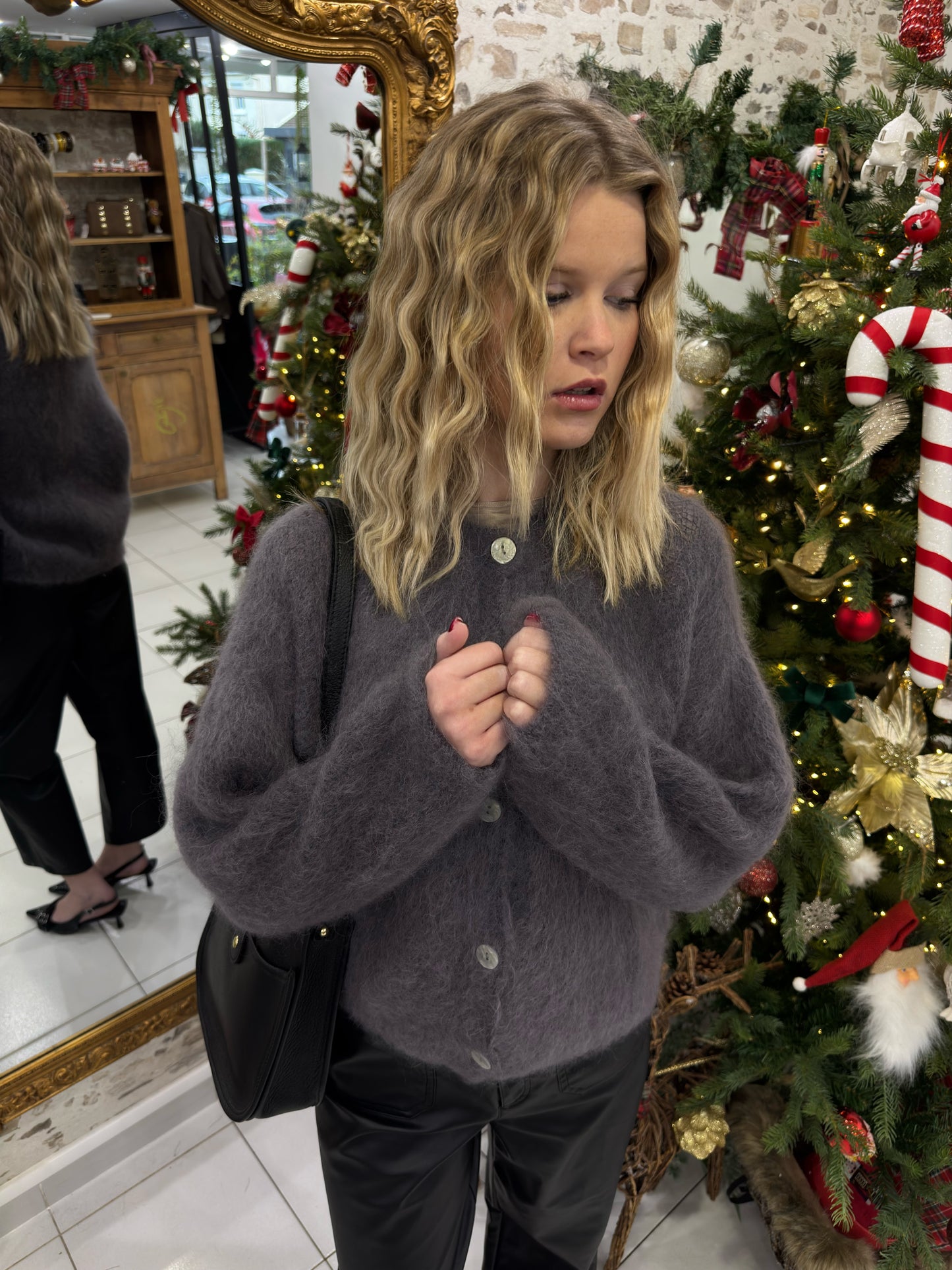 Pull "Mohair" - Gris