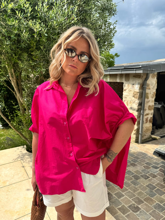 Blouse Monet fuchsia