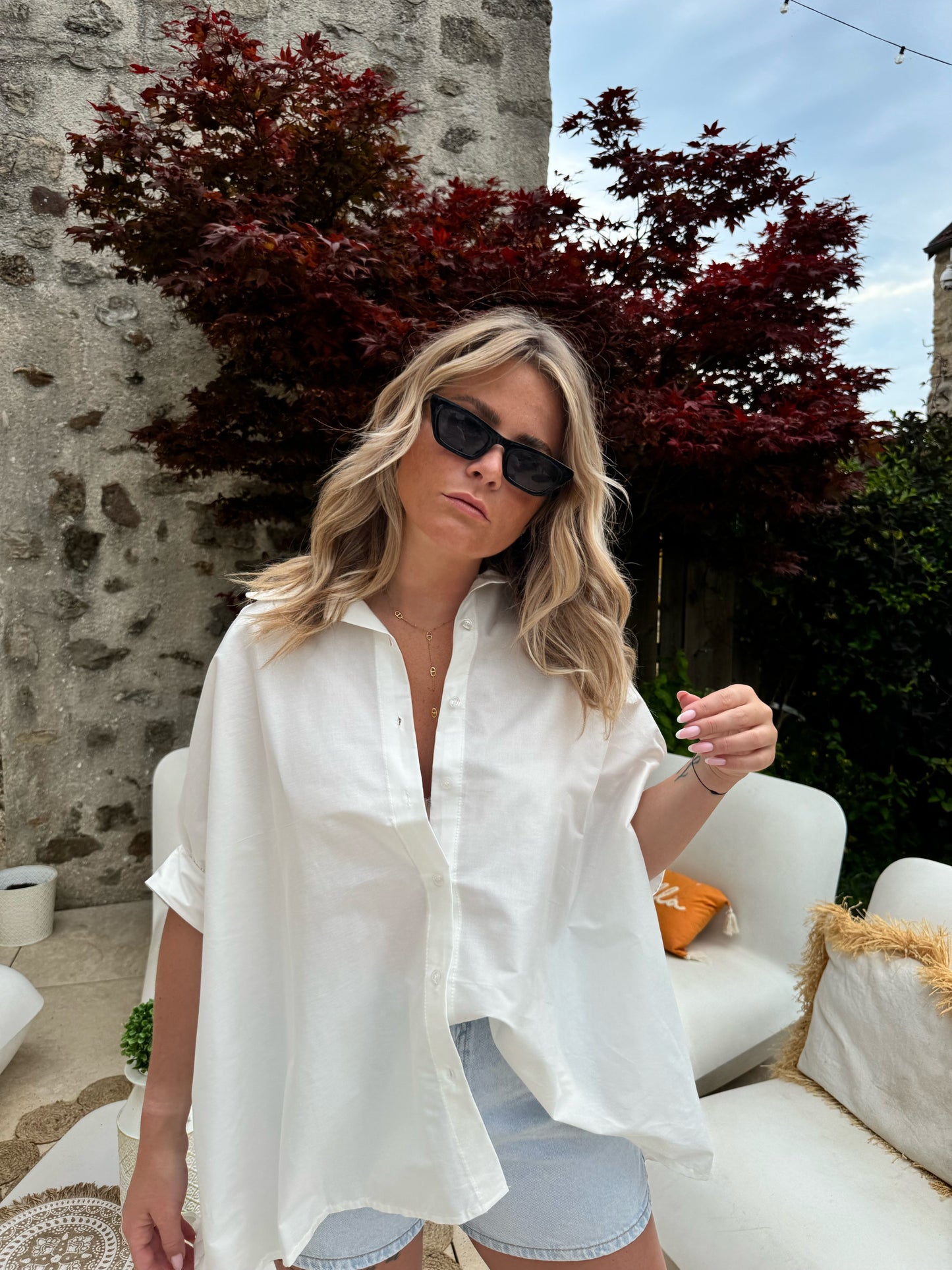 Blouse blanche ibiza
